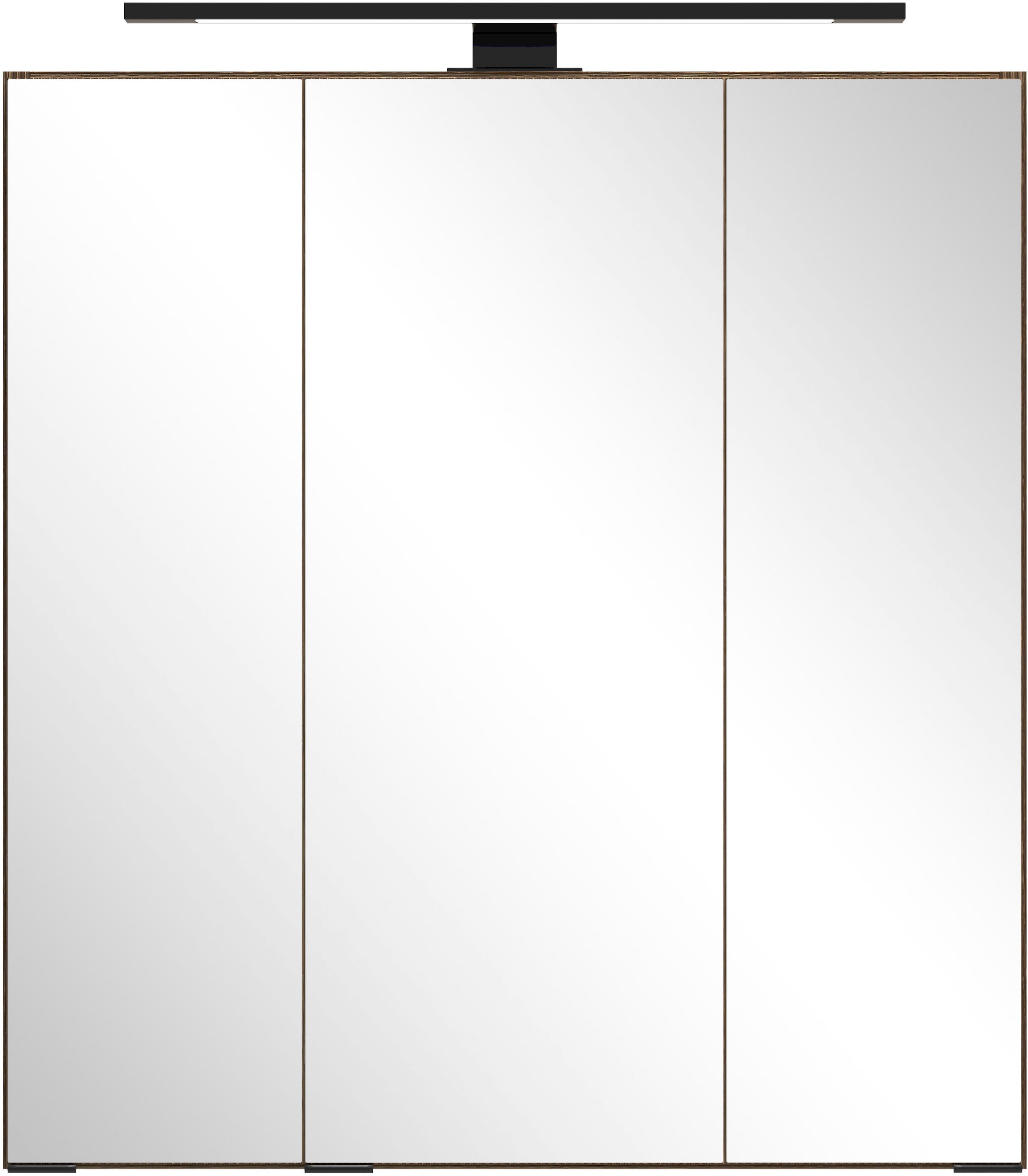welltime Spiegelschrank, Welltime, Breite 60 cm, gedämpfte Scharniere, inkl. Steckdose