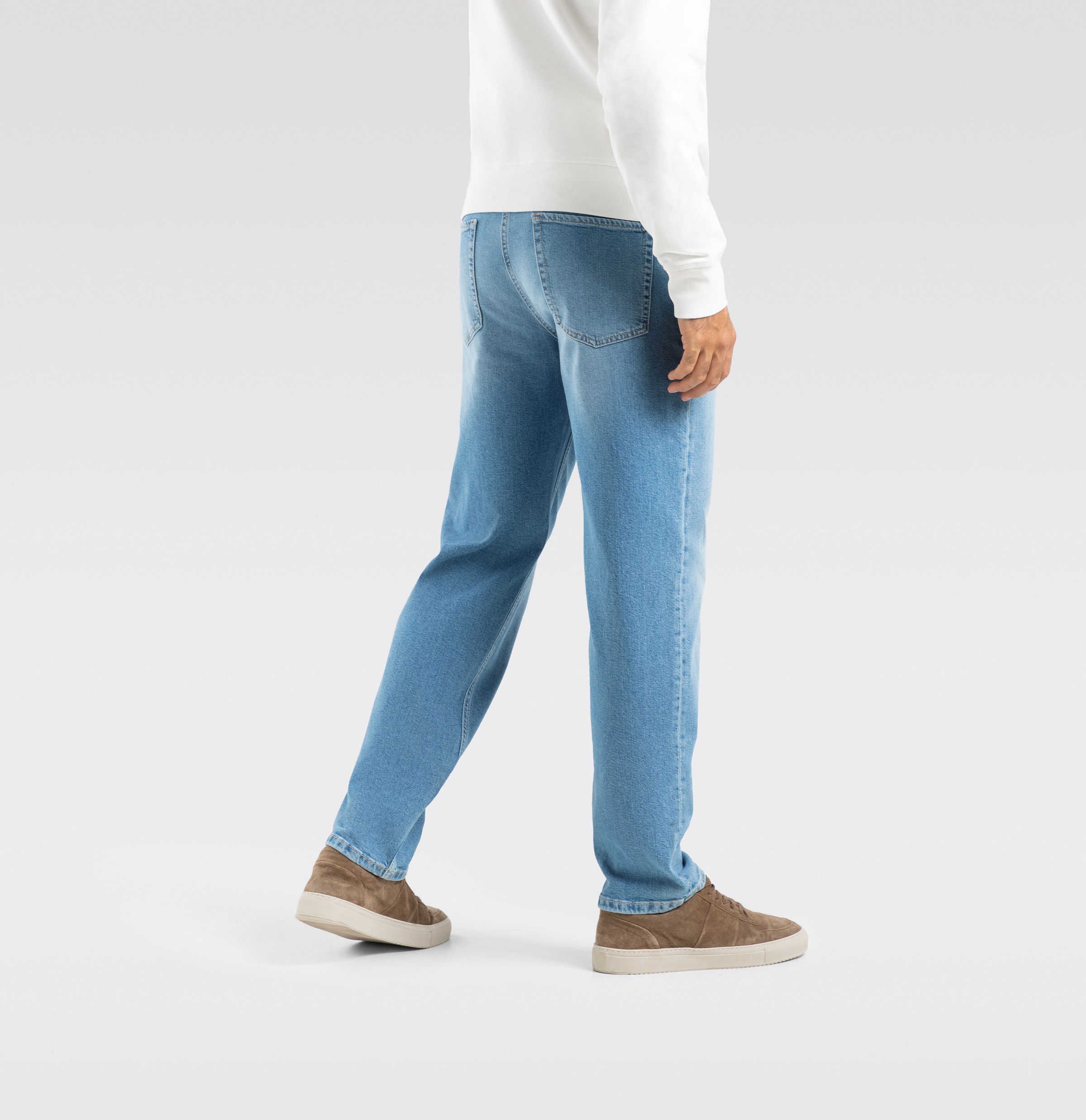 Regular-fit-Jeans MAC "Rick", Herren, Gr. 34, Länge 32, authentic summer bleach, Denim/Jeans, Obermaterial: 99% Baumwolle, 1% Elasthan, unifarben, regular fit knöchellang, Jeans, im Five-Pocket Style 10