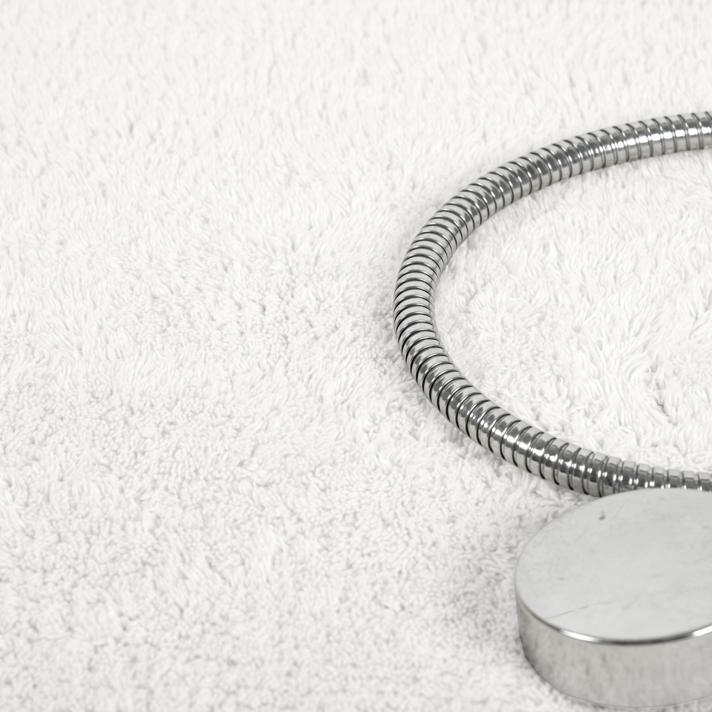 my home Badematte »Kapra, Badvorleger, Badezimmer Teppich« Höhe 14 mm beidseitig nutzbar | fußbodenheizungsgeeignet | strapazierfähig mit Bordüre, Badteppich, Badematte, Baumwolle