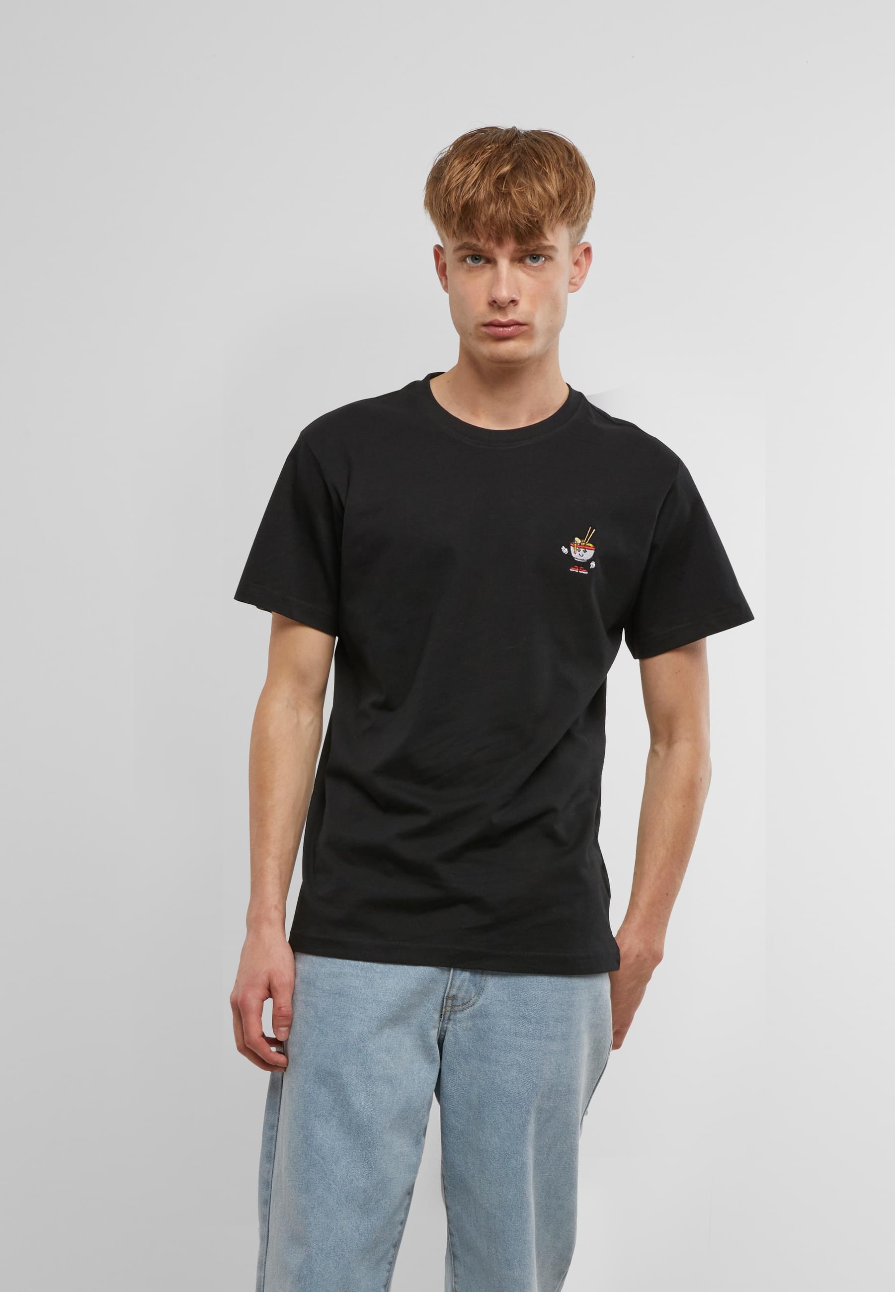 Thumbnail - MisterTee T-Shirt "MisterTee Herren Peace Noodles Tee EMB", (1 tlg.)