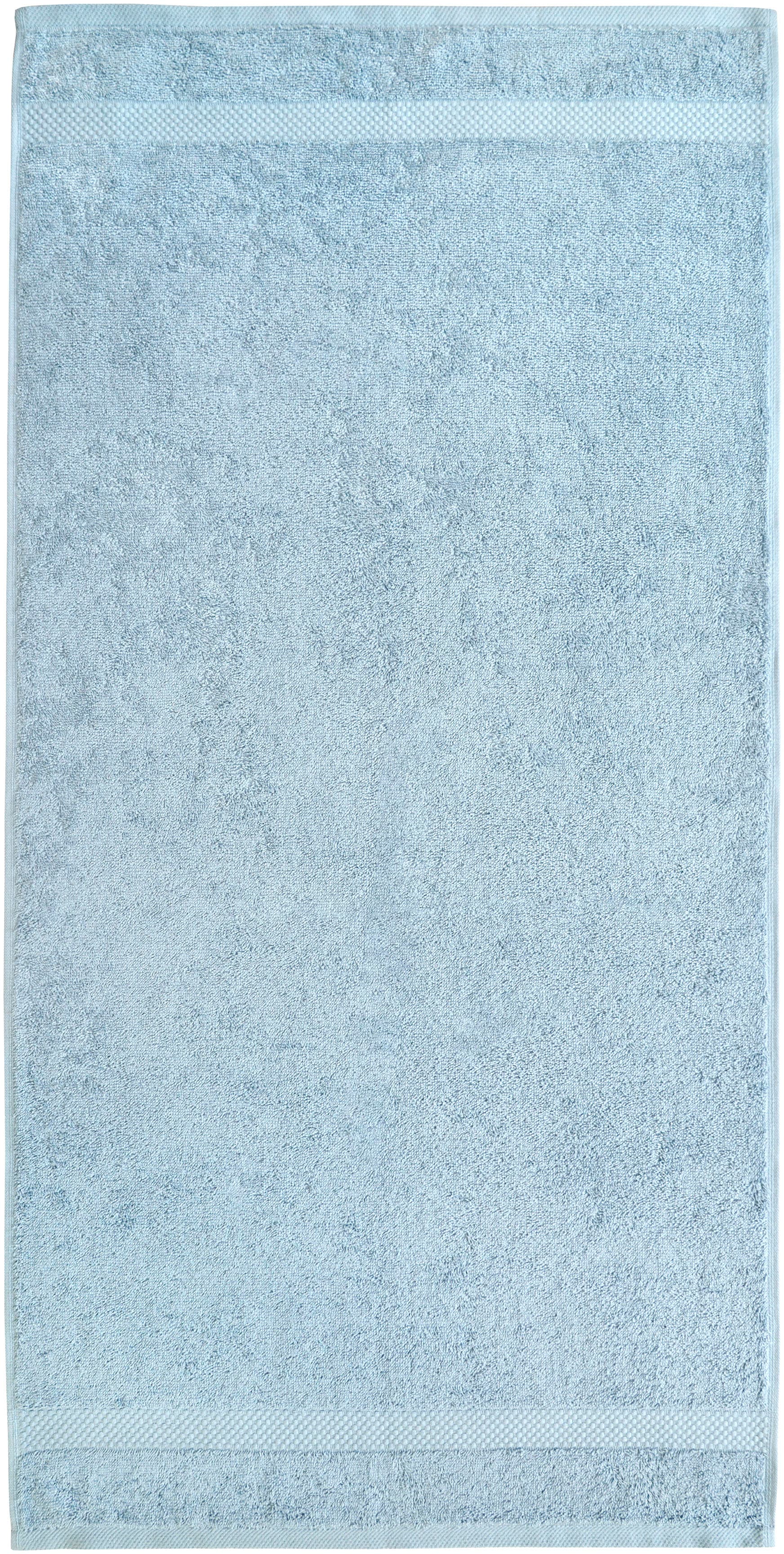 Strandtuch DYCKHOFF, B:70cm L:200cm, blau, Walkfrottier, Obermaterial: 100% Baumwolle, Handtücher, "Planet"