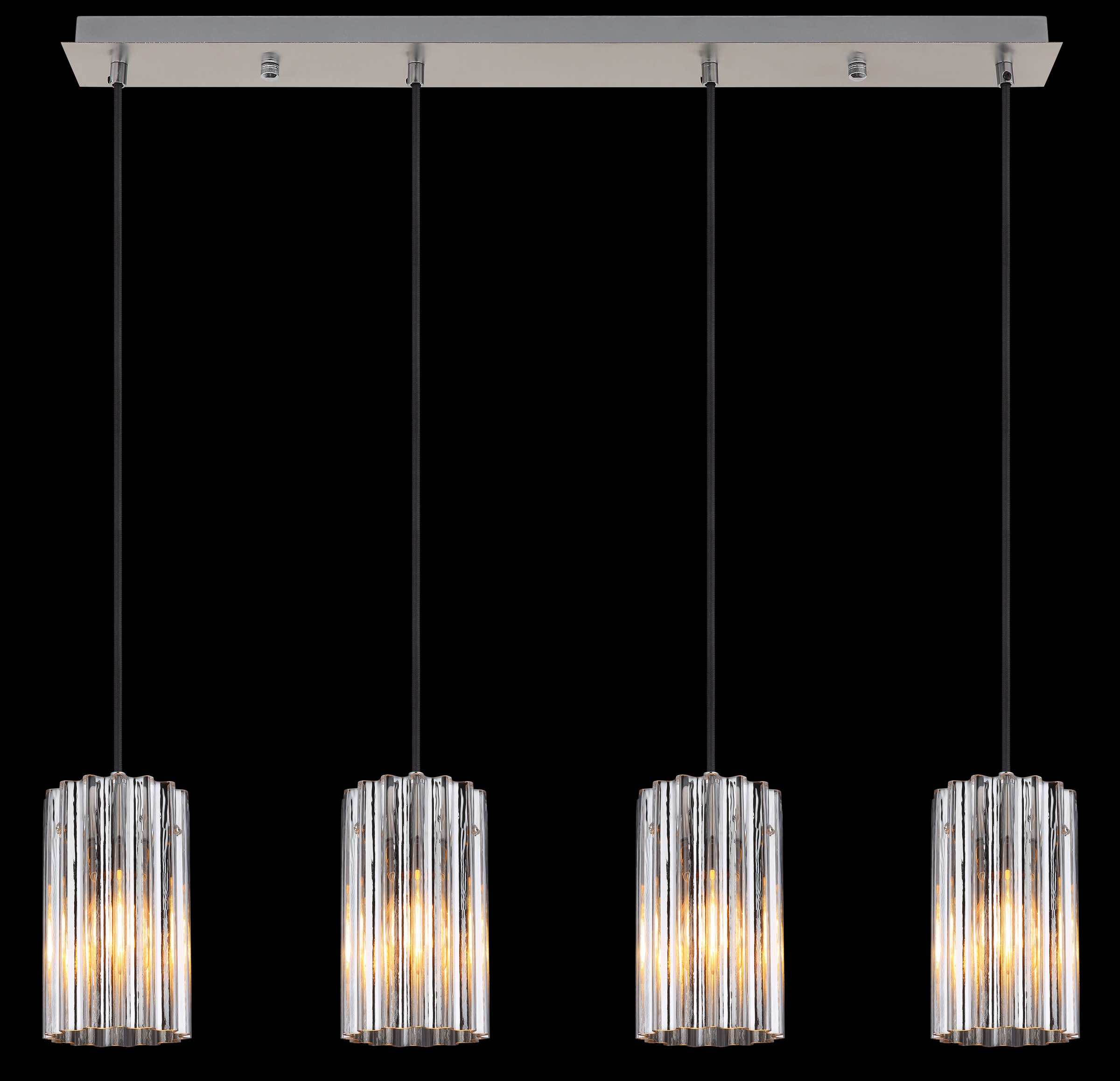 GLOBO LIGHTING Hängeleuchte »CAYDEN« E27 1 Stk. Hängeleuchte für Esszimmer & Küche Nickel matt