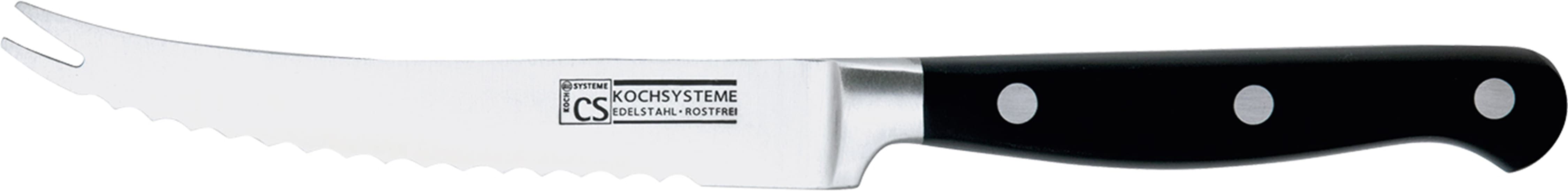 CS Koch-Systeme Tomatenmesser "PREMIUM, 13 cm, Edelstahl rostfrei" mit hoher Schneidqualität