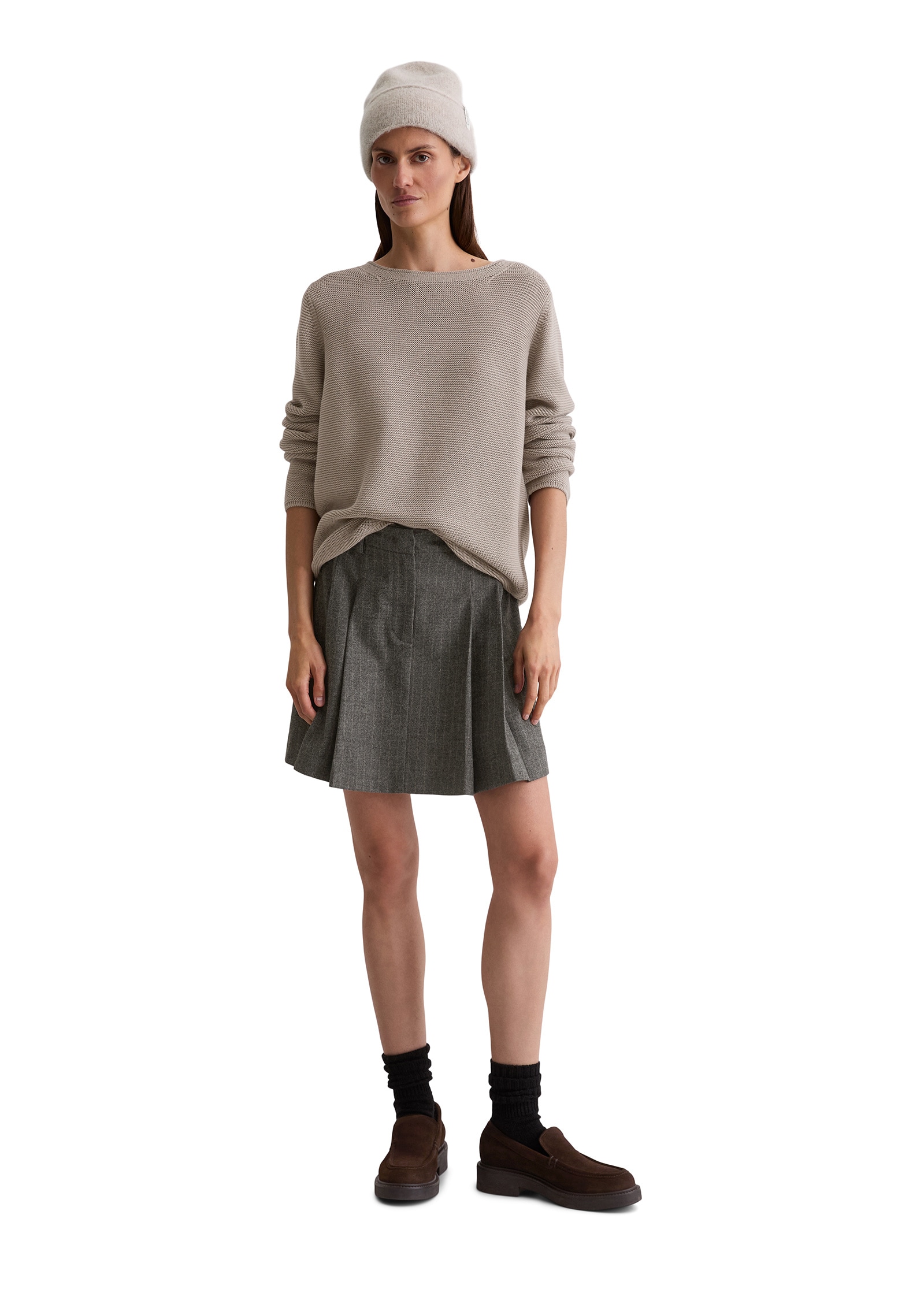 Marc O'Polo Rundhalspullover »aus Organic Cotton«