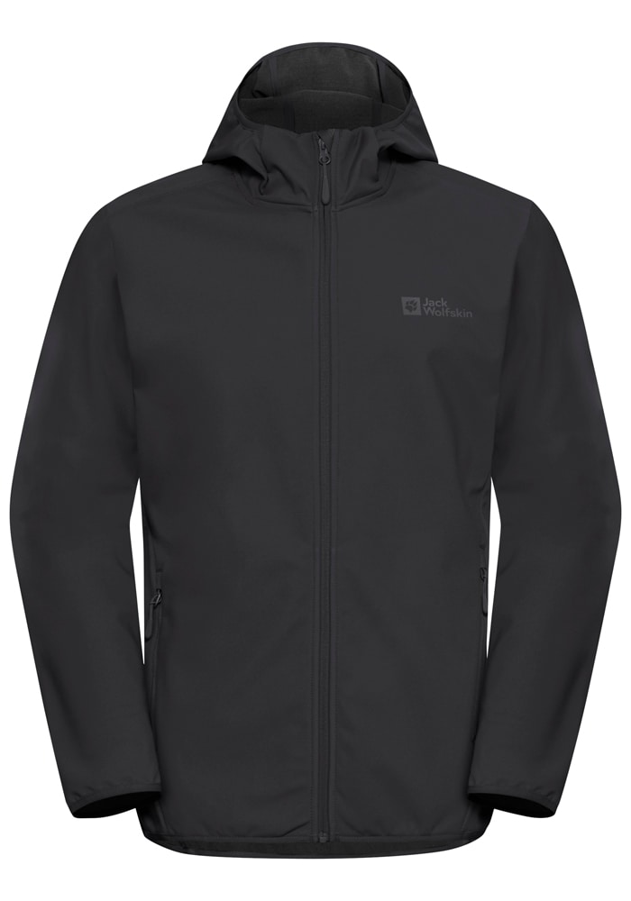 Jack Wolfskin Softshelljacke »BORNBERG HOODY M« mit Kapuze mit Kapuze, winddicht, wasserabweisend, atmungsaktiv