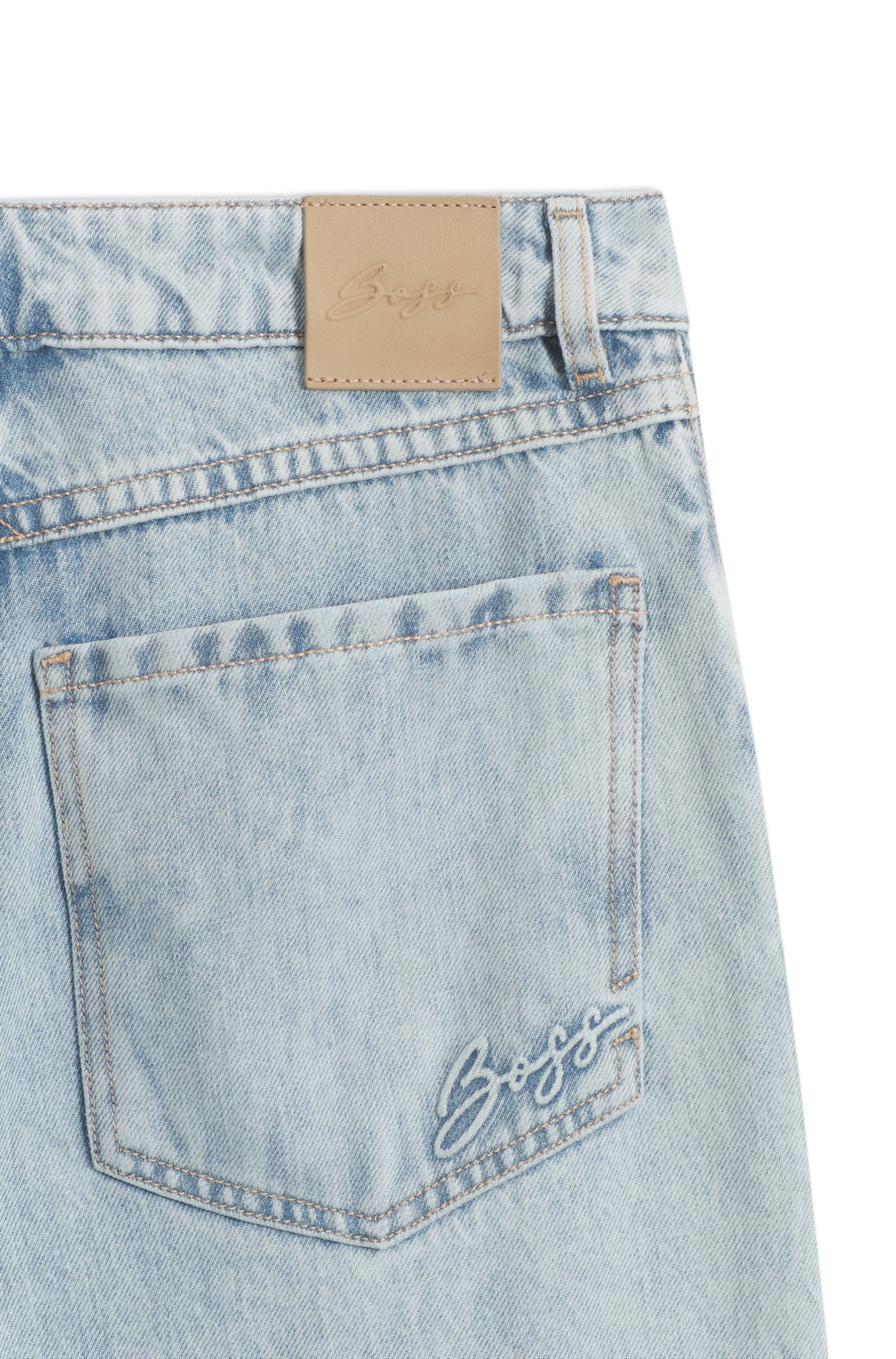 BOSS ORANGE Loose-fit-Jeans »EMMA MR 1.0 Premium Damenmode« Baumwollmix mit Viskose, Slouchy Fit