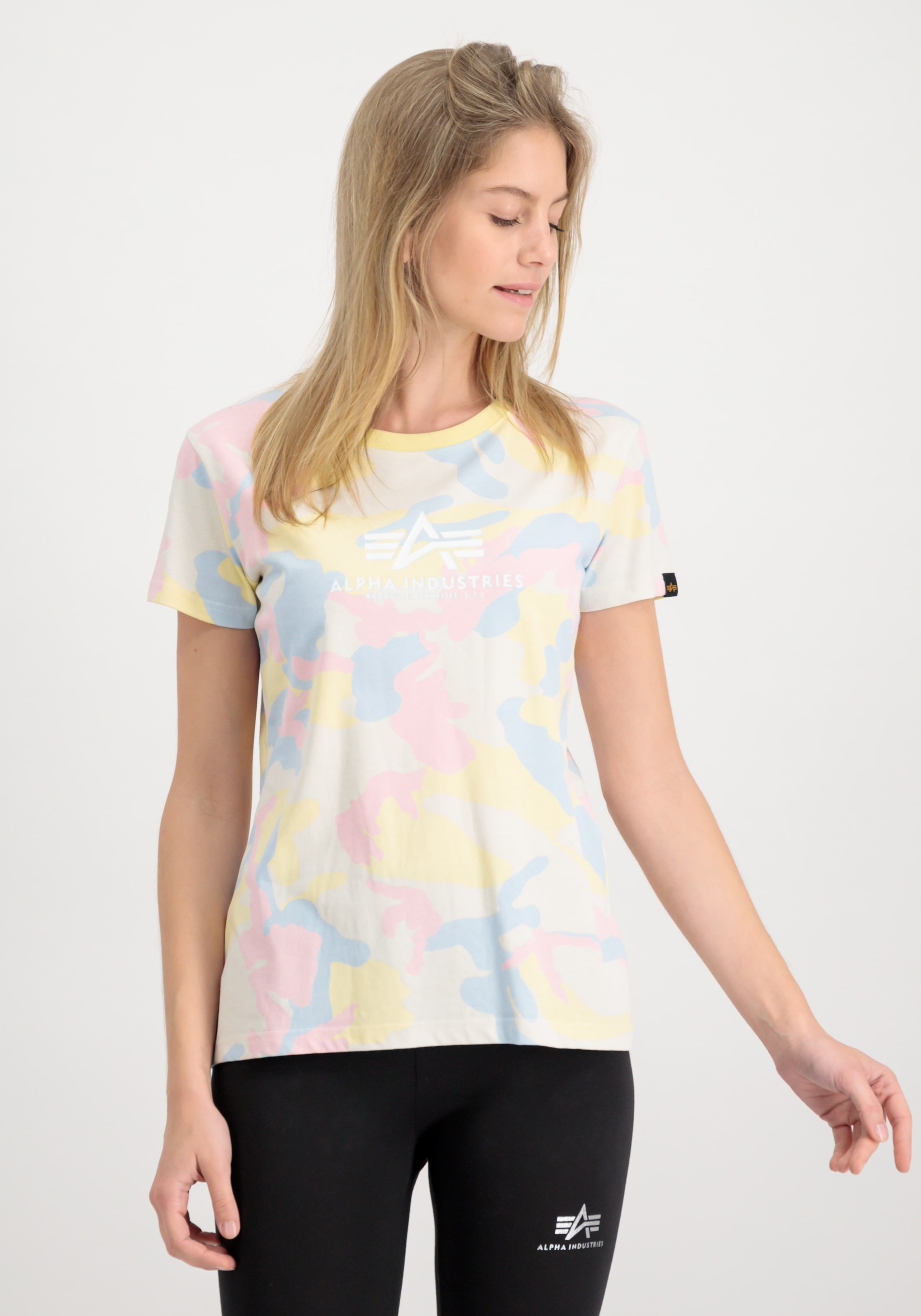 Alpha Industries T-Shirt "Alpha Industries Women - T-Shirts New Camo Basic günstig online kaufen