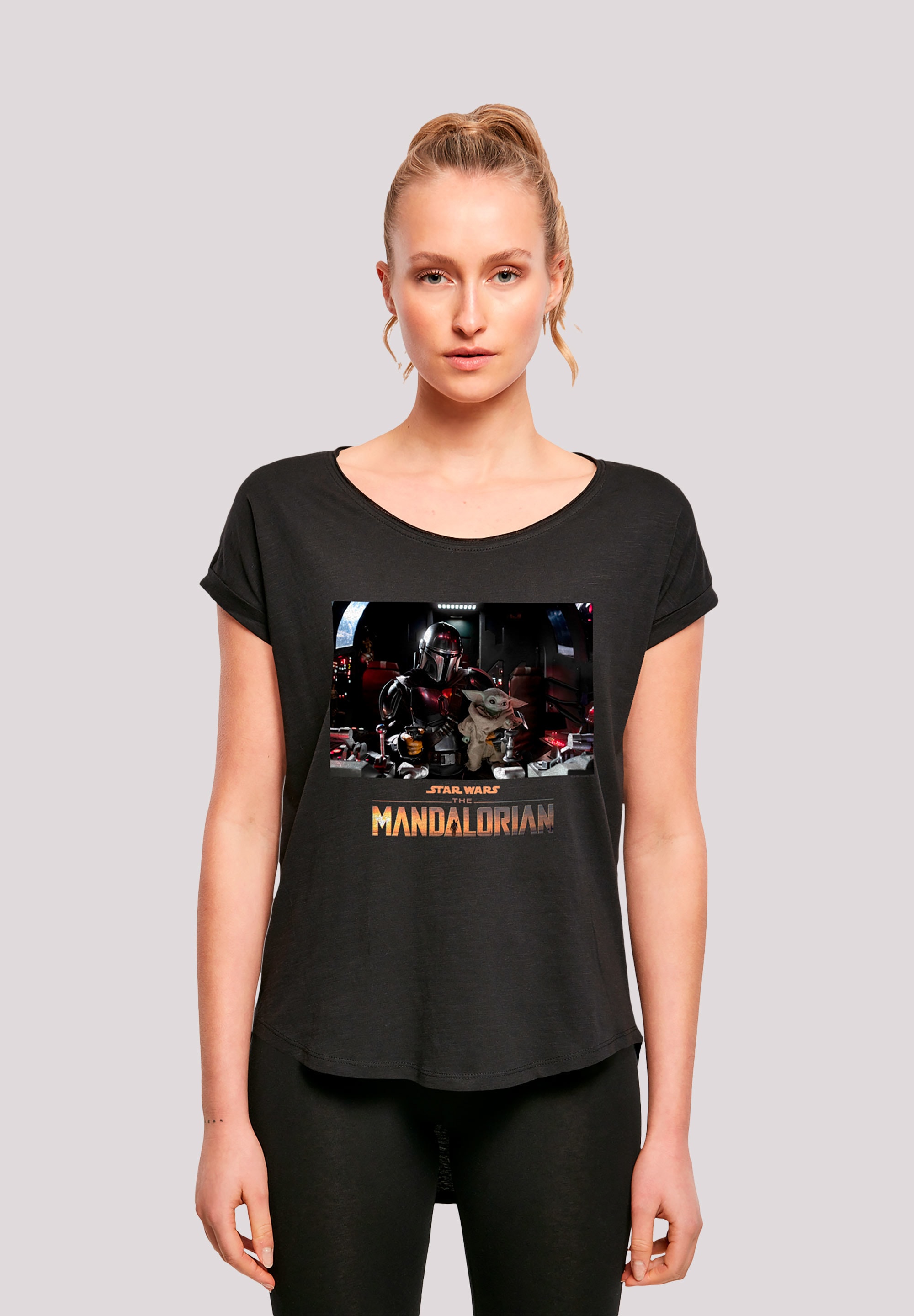 Premium kaufen Wars Krieg Mandalorian T-Shirt F4NT4STIC für Print »Star | The - BAUR Sterne«, der