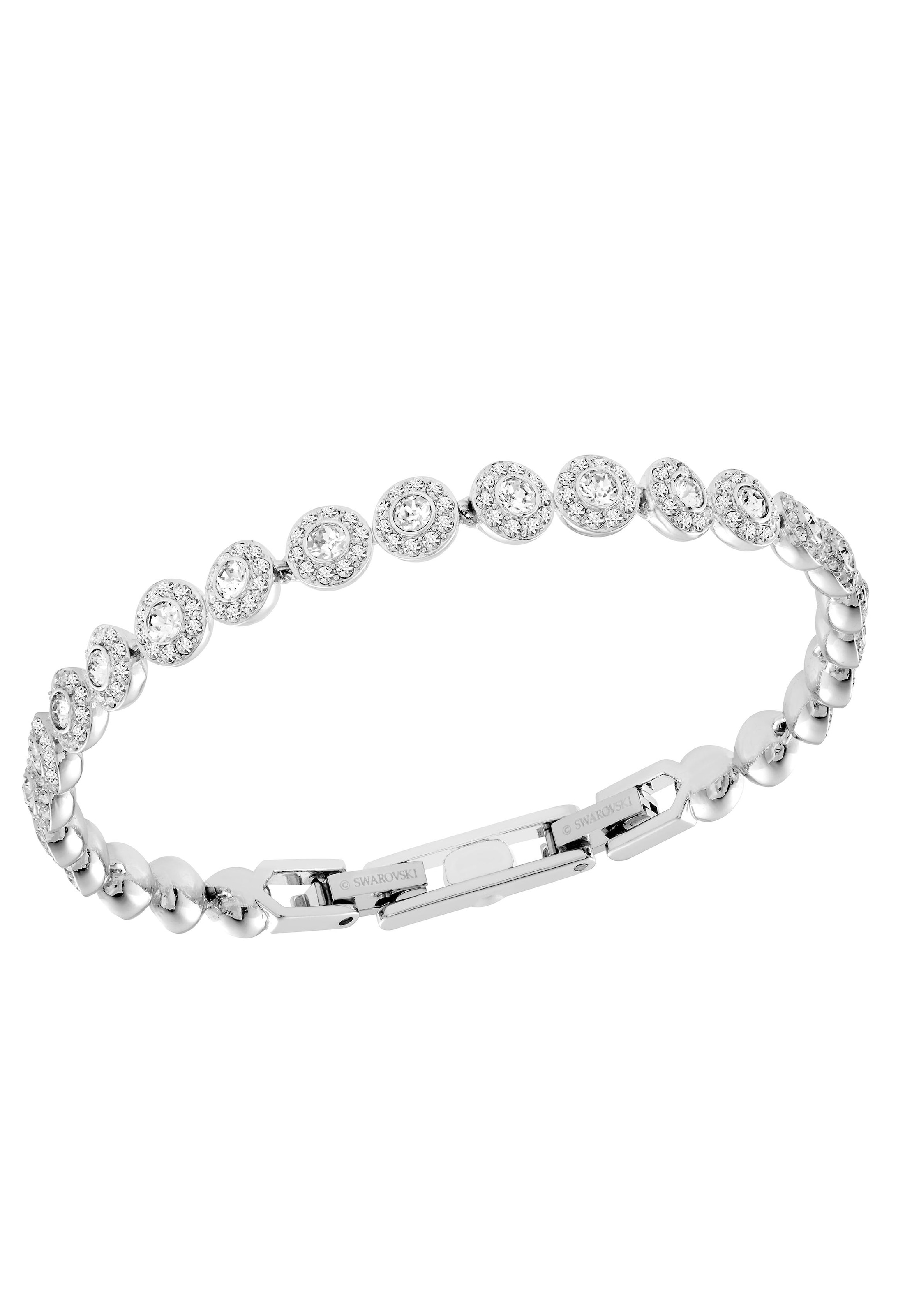 Swarovski Armband »ANGELIC, WEISS, RHODINIERT, 5071173«, mit Swarovski® Kristallen