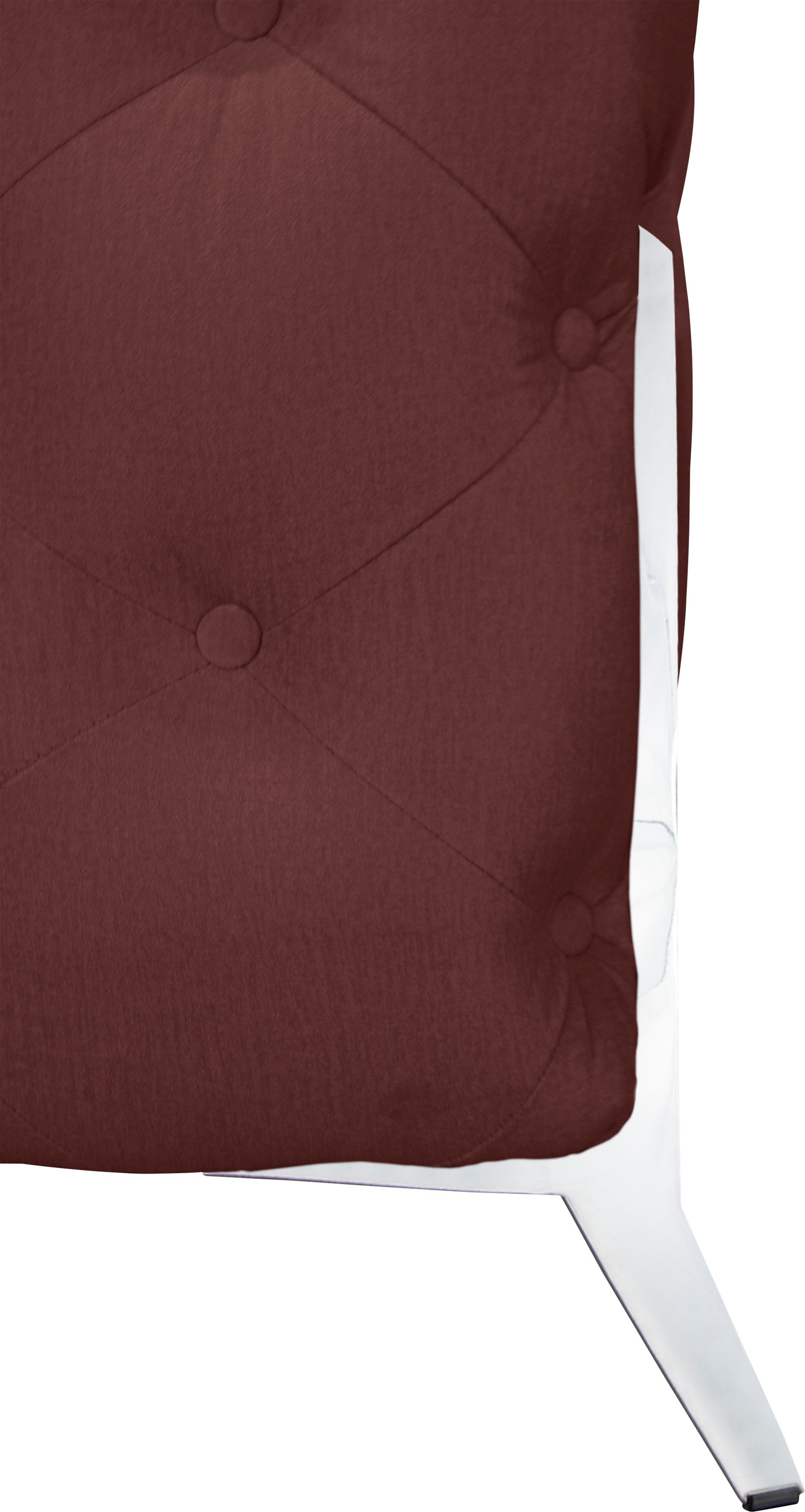 Leonique Chesterfield-Sofa »Amaury«, aufwändige Knopfheftung, moderne Chesterfield Optik, Fußfarbe wählbar