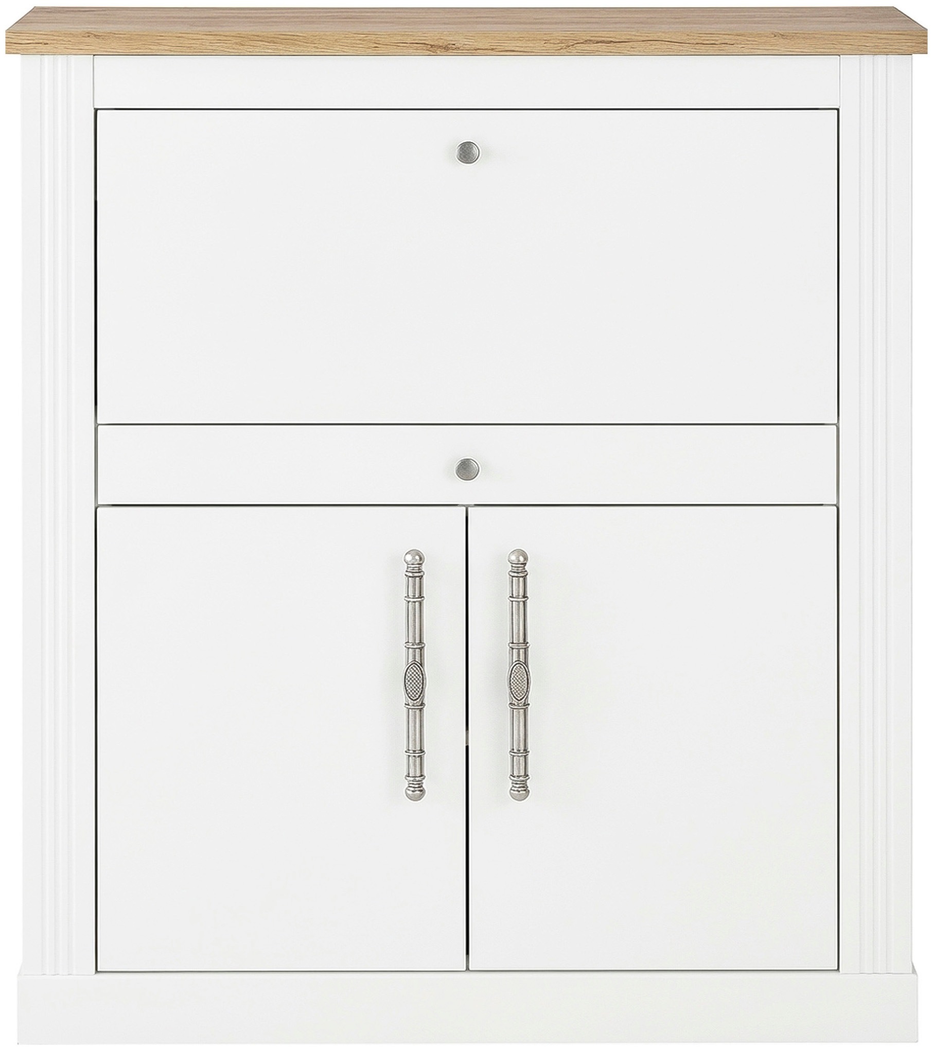 OTTO home Sekretär »Westminster, PC-Schrank mit klappbarer Tischplatte, Schreibtisch« Home-Office-Schreibtisch, Monitor-/Laptopfach, mit Kabelkanal
