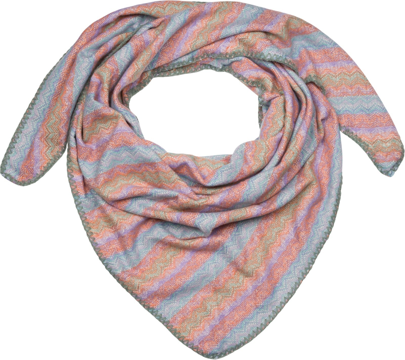 styleBREAKER XXL-Schal »Dreieckstuch Zick-Zack Webmuster« 1 Stk.