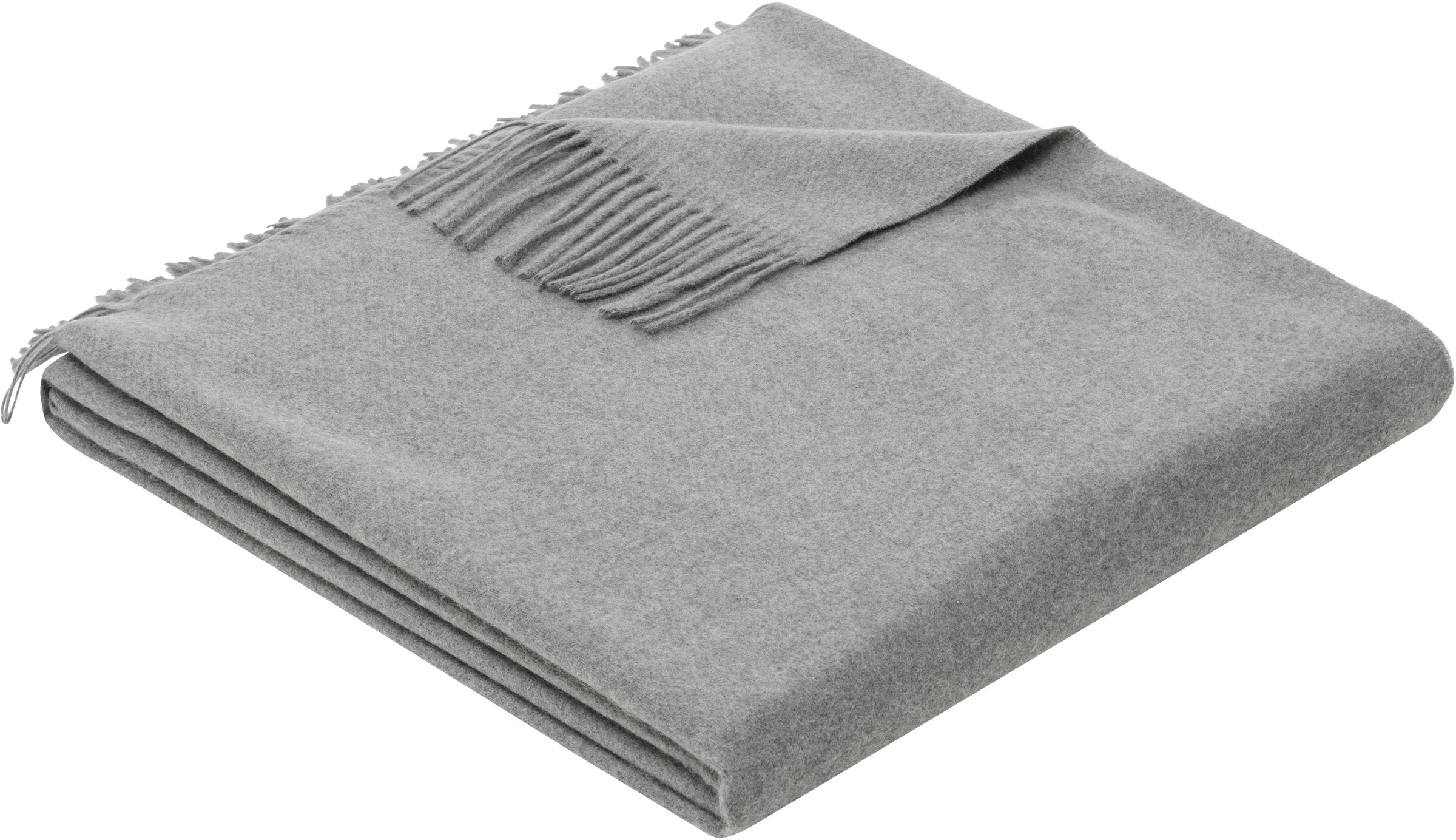 OTTO home Plaid "Jacquard garngefärbt Kuscheldecke anschmiegsam weich Wohndecke" 130 x 170 cm (Breite x Länge), in zarten Farben, mit Fransen