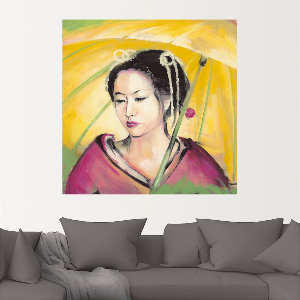 Artland Wandbild »Geisha«, Frau, (1 St.)