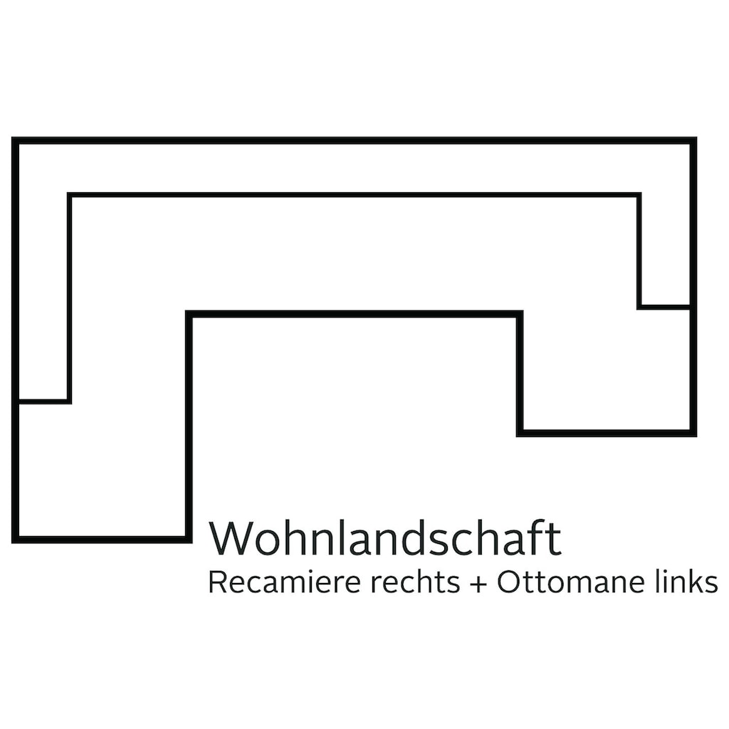 sit&more Wohnlandschaft »Mistral U-Form«