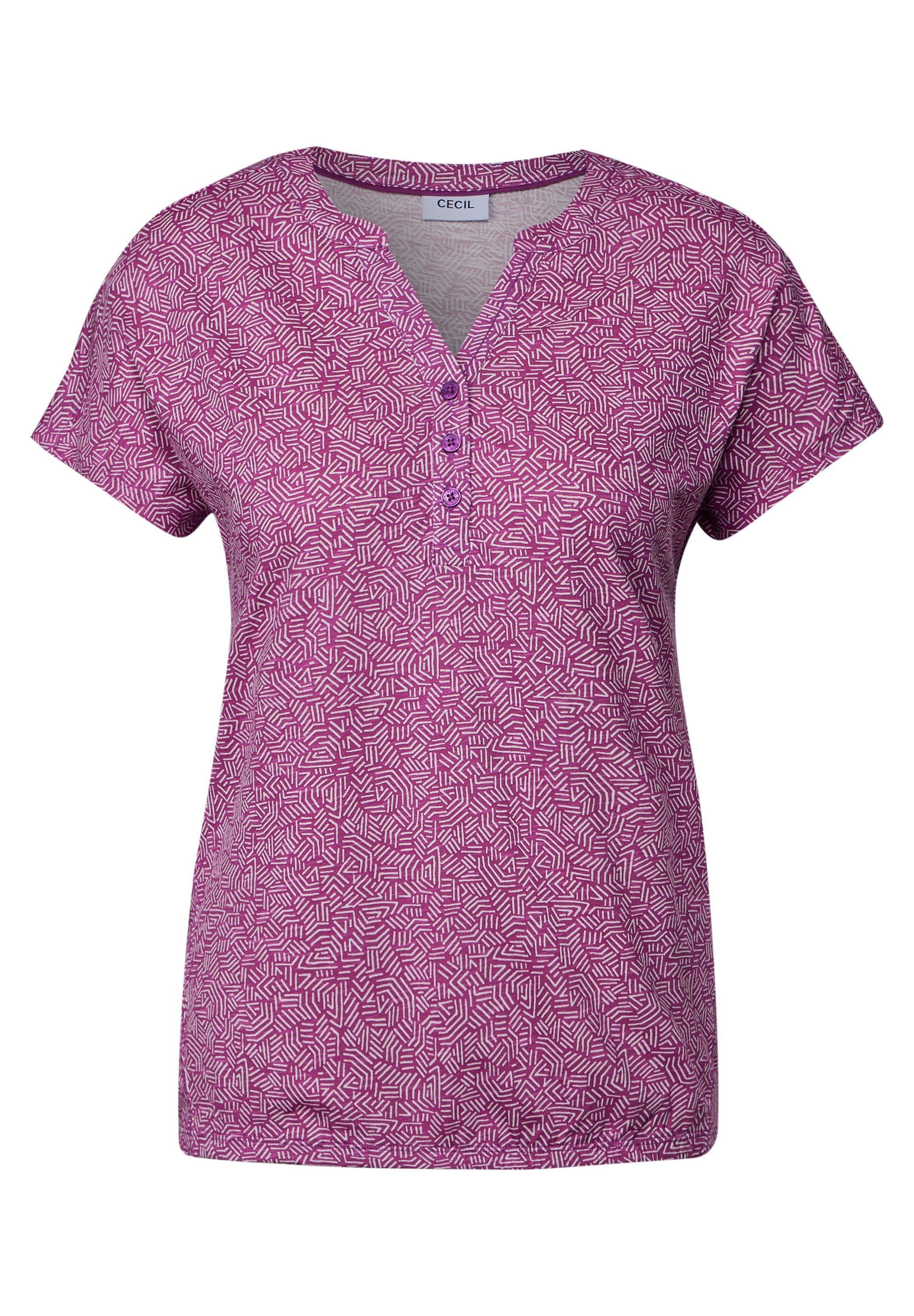 Cecil T-Shirt, aus reiner Baumwolle