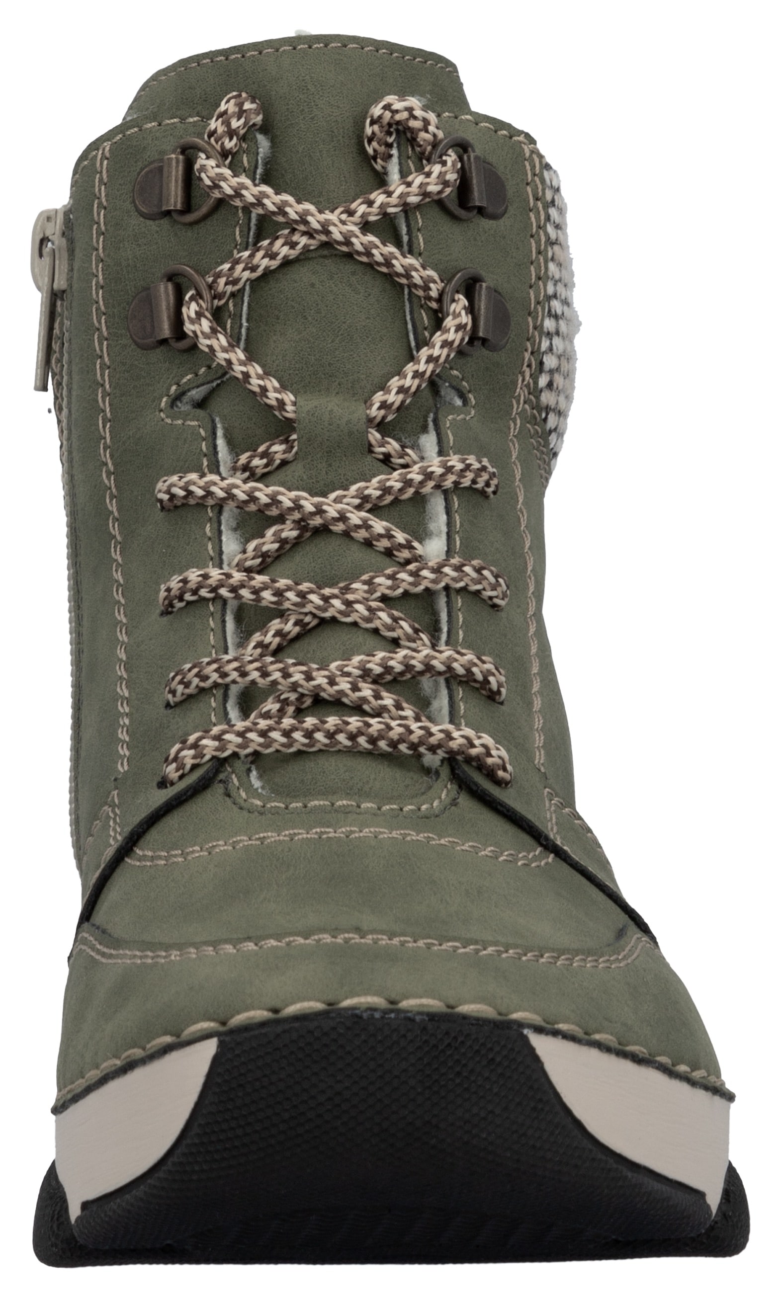 Rieker Winterboots, Schnürboots, Stiefelette mit praktischem Innenreißverschluss