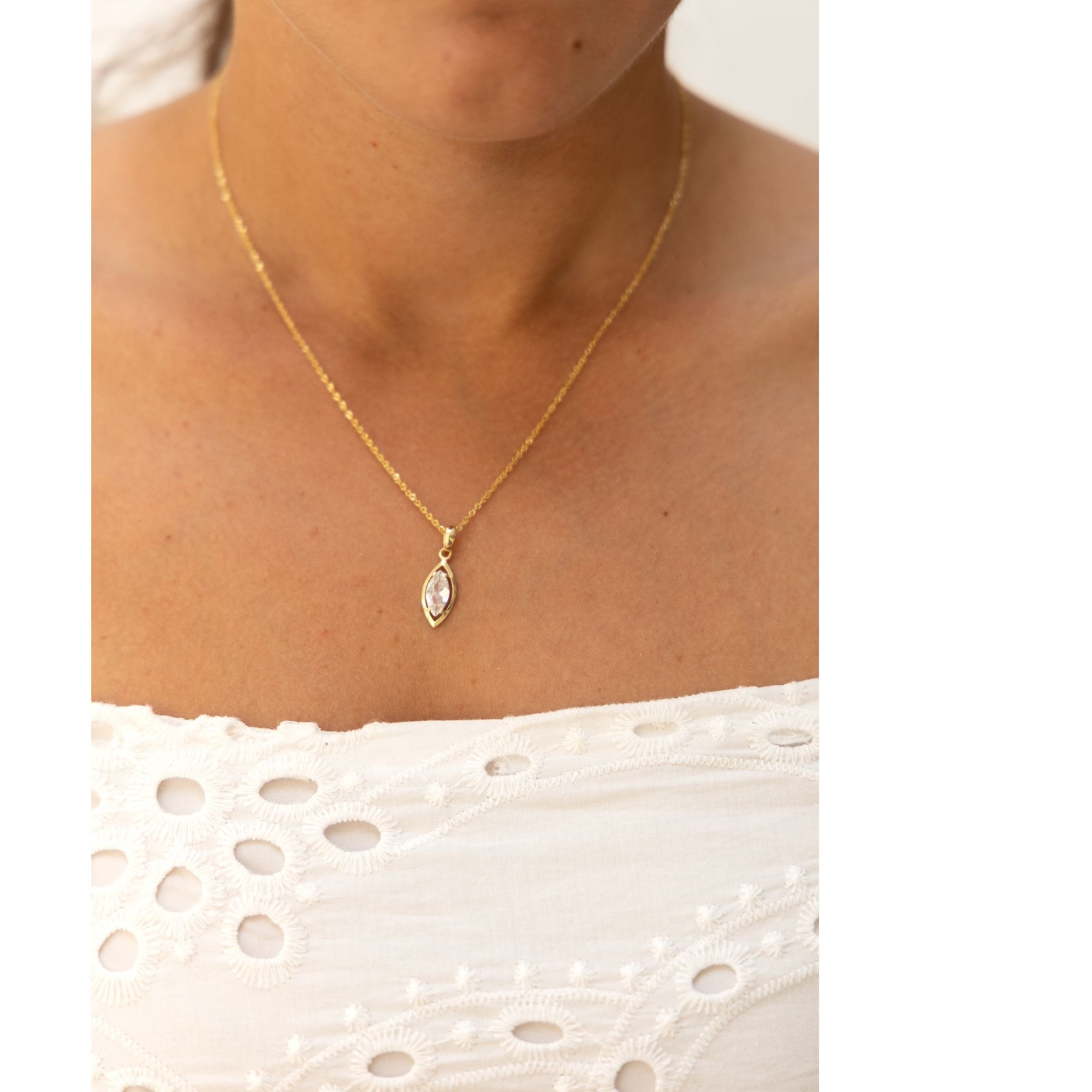 Vivance Kettenanhänger »333/- Gelbgold Zirkonia«