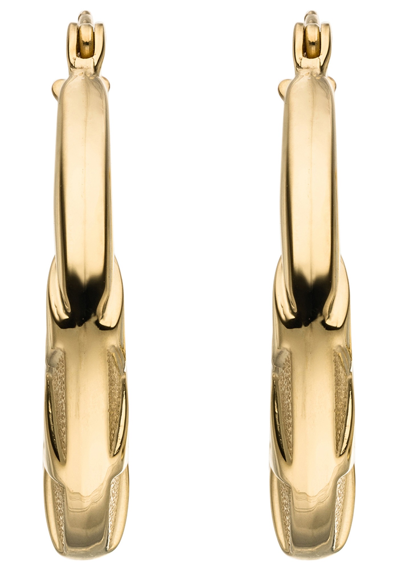 JOBO Paar Creolen 375 Gold 22 mm