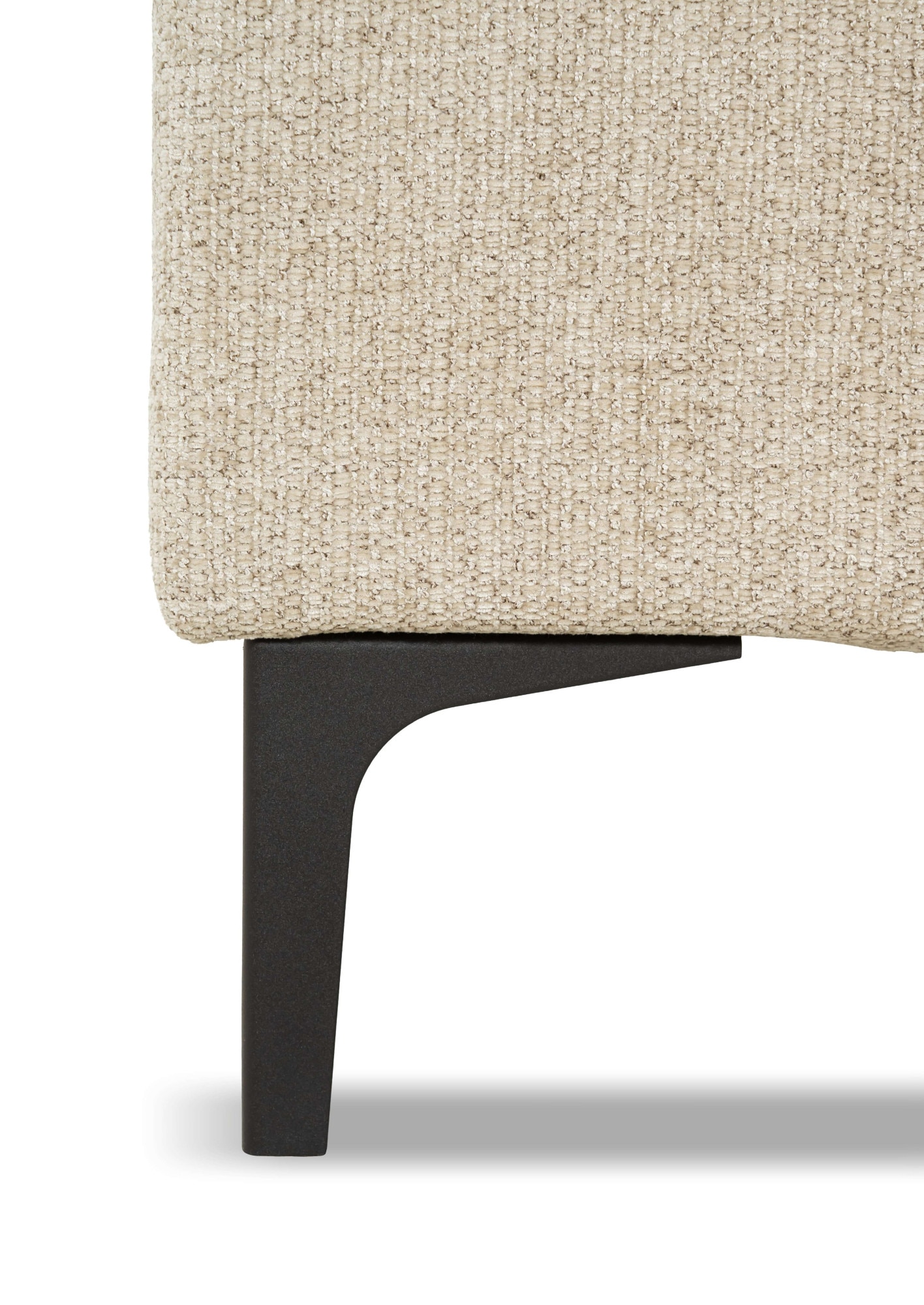 OTTO home Ecksofa »OLAND L-Form, B: 289 cm, Skandi-Design, Chenille-Bezug« Struktur, Flachgewebe, Luxus-Microfaser, Boucle