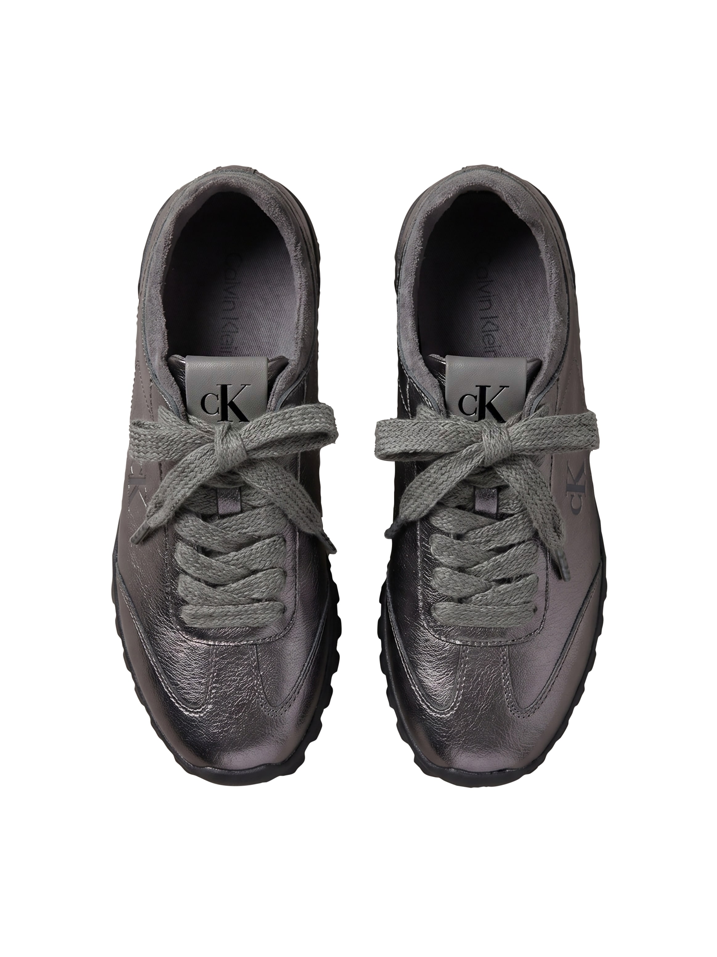 Calvin Klein »LOW PROFILE SNEAKER MET«  Halbschuh, Freizeitschuh, Schnürschuh in Metallic-Optik
