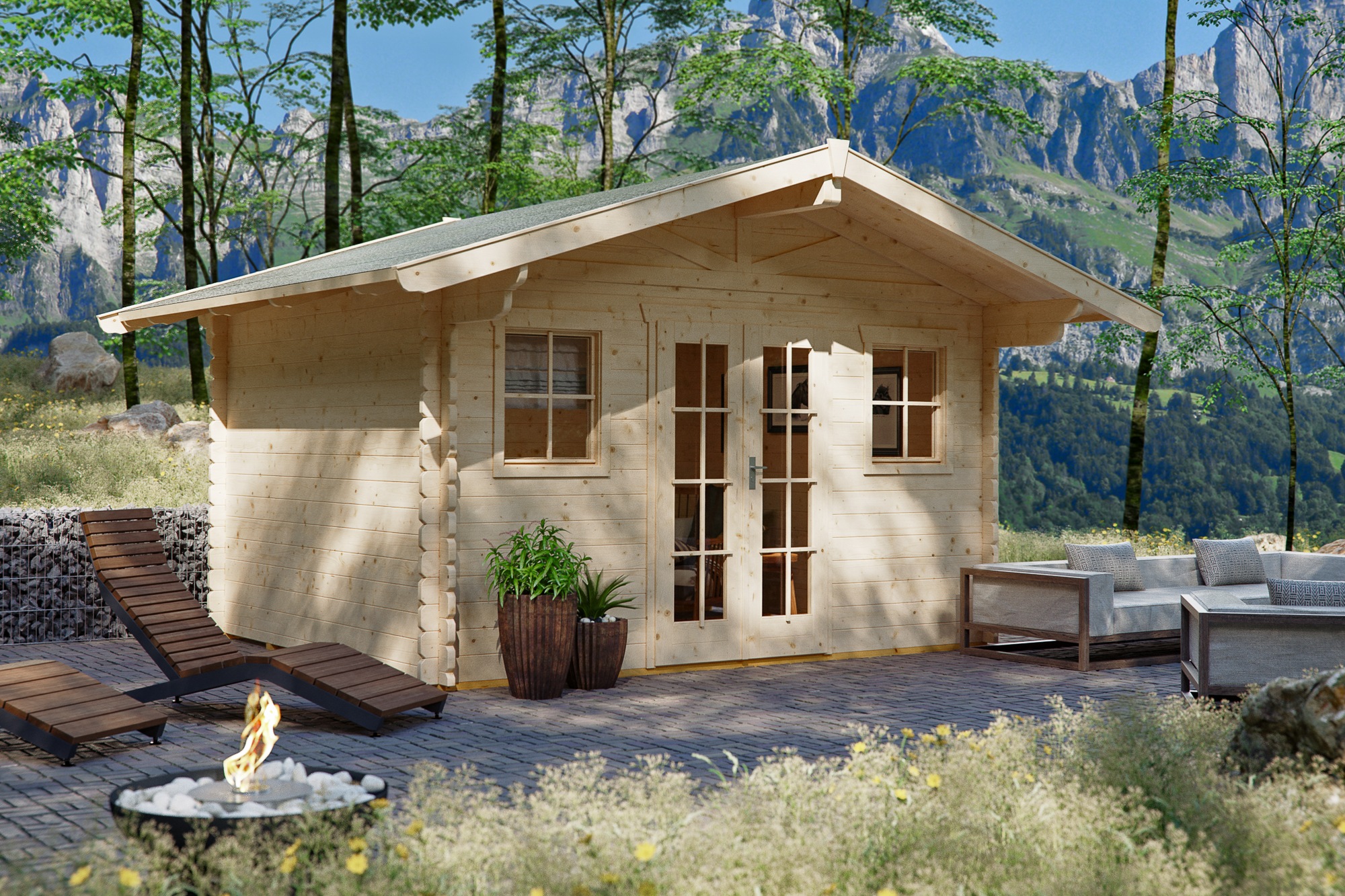 Skanholz Gartenhaus »Davos 1«