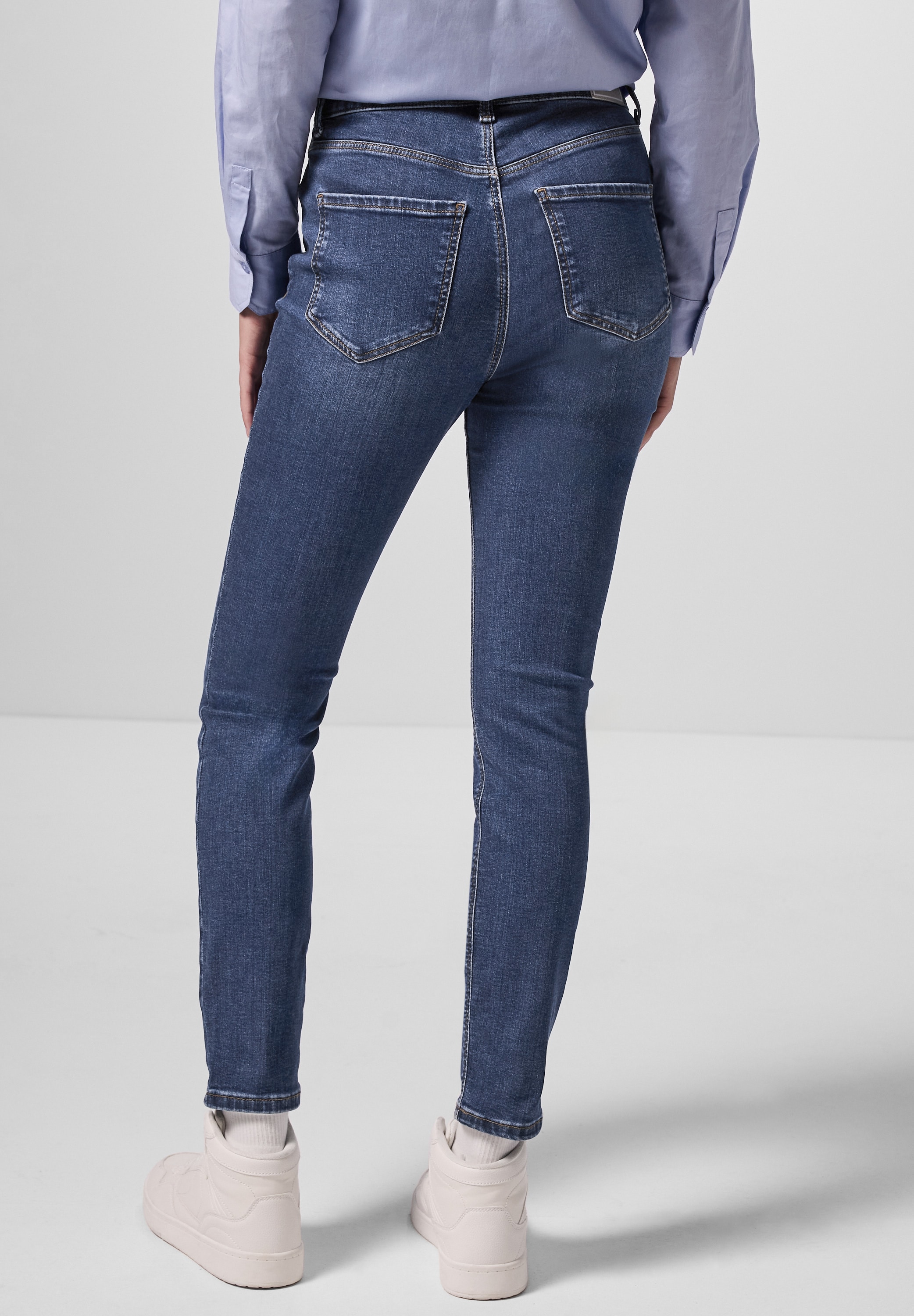 STREET ONE STUDIO Skinny-fit-Jeans, 5-Pocket-Style