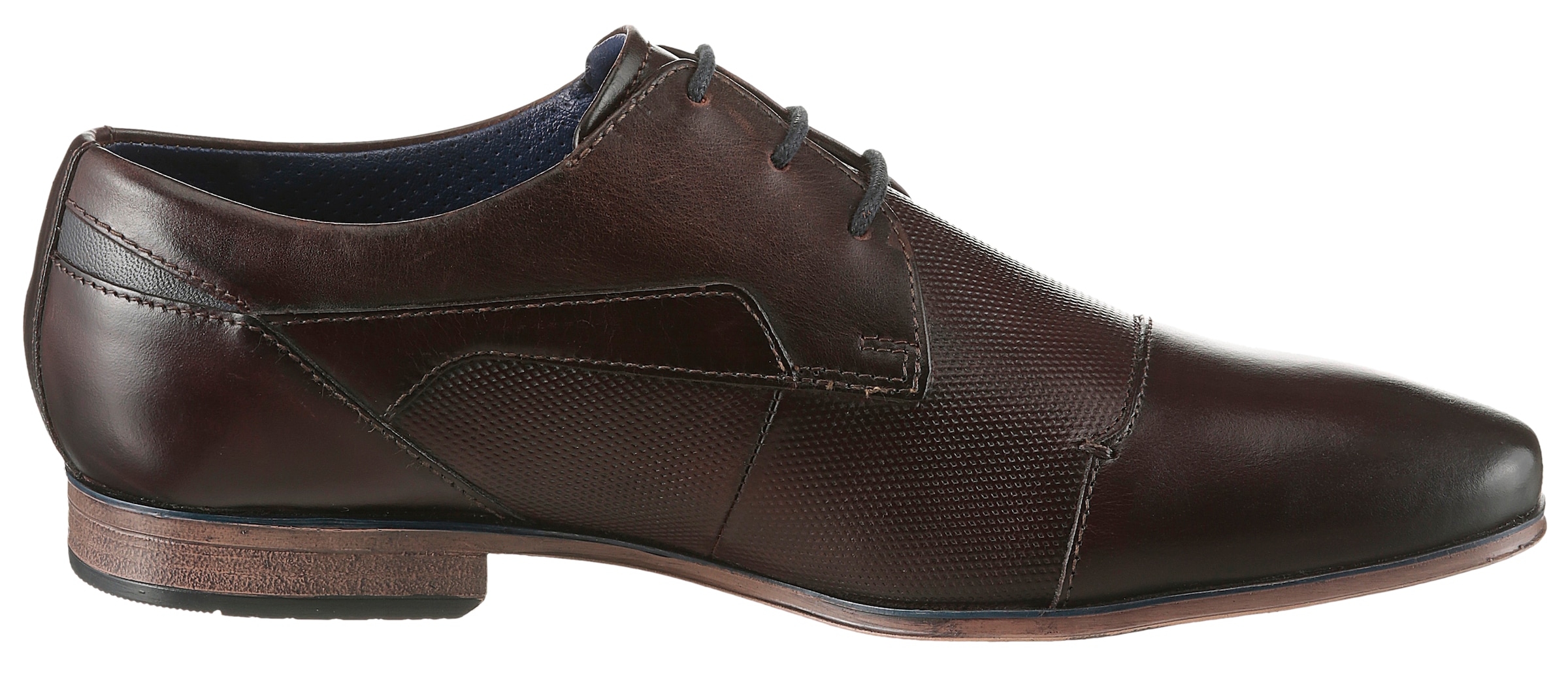 bugatti Schnürschuh, Abendschuh, Businessschuh, Festtagsschuh mit Hand Finish