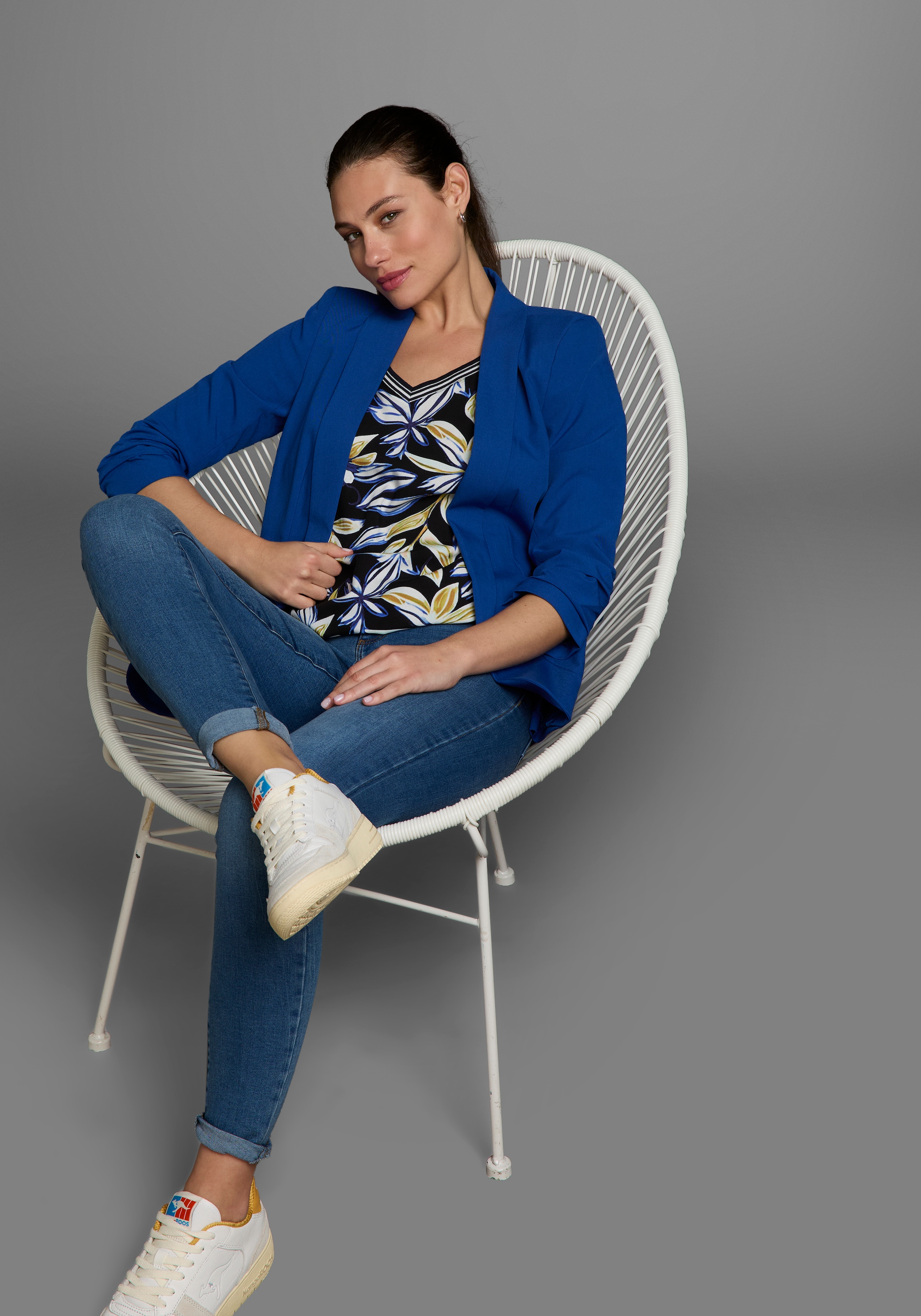 Laura Scott Shirtbluse, im modischen Mustermix - geblümt & gestreift - NEUE KOLLEKTION