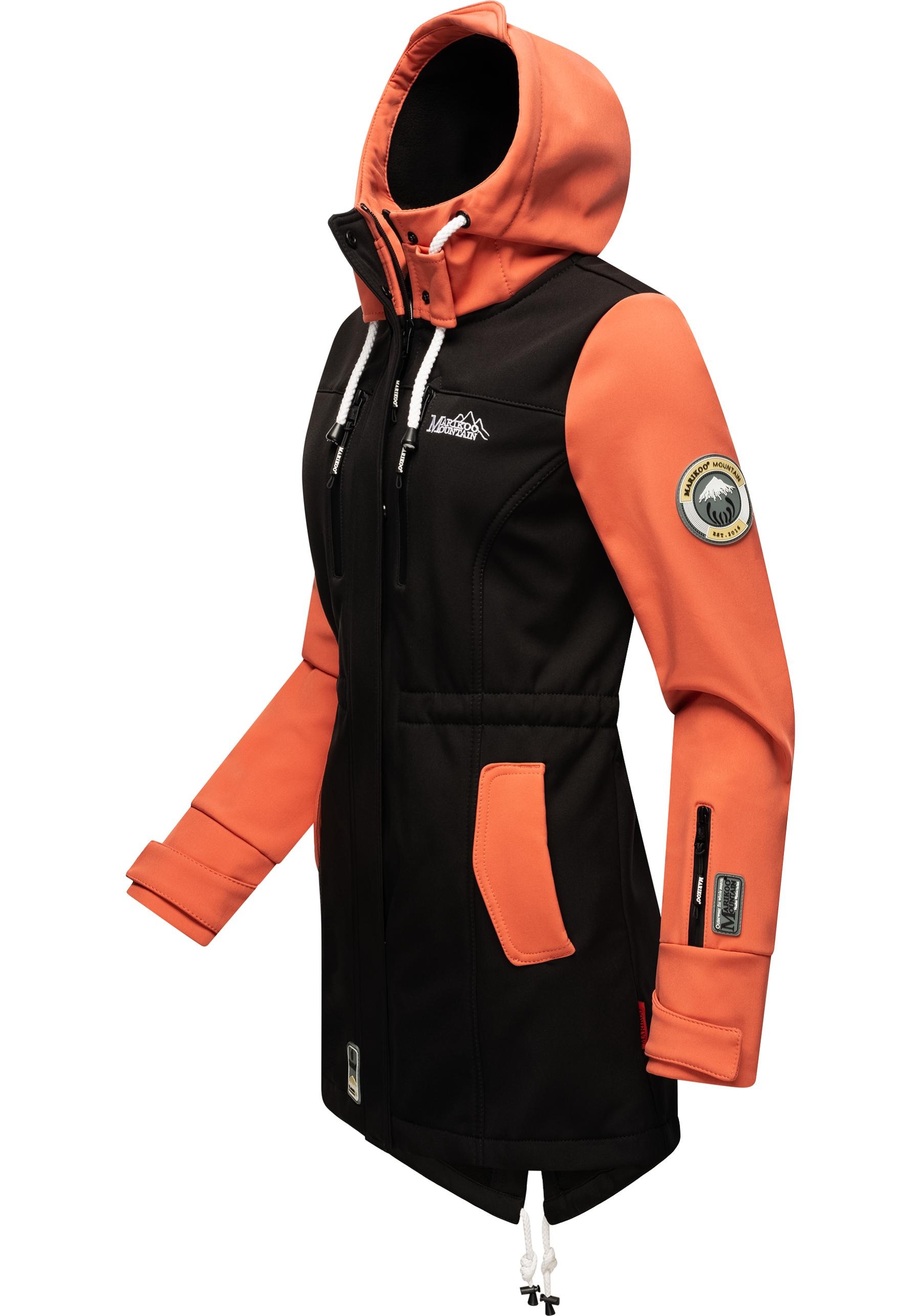 Marikoo Funktionsmantel "Zimtzicke" Softshell Parka mit Kapuze günstig online kaufen