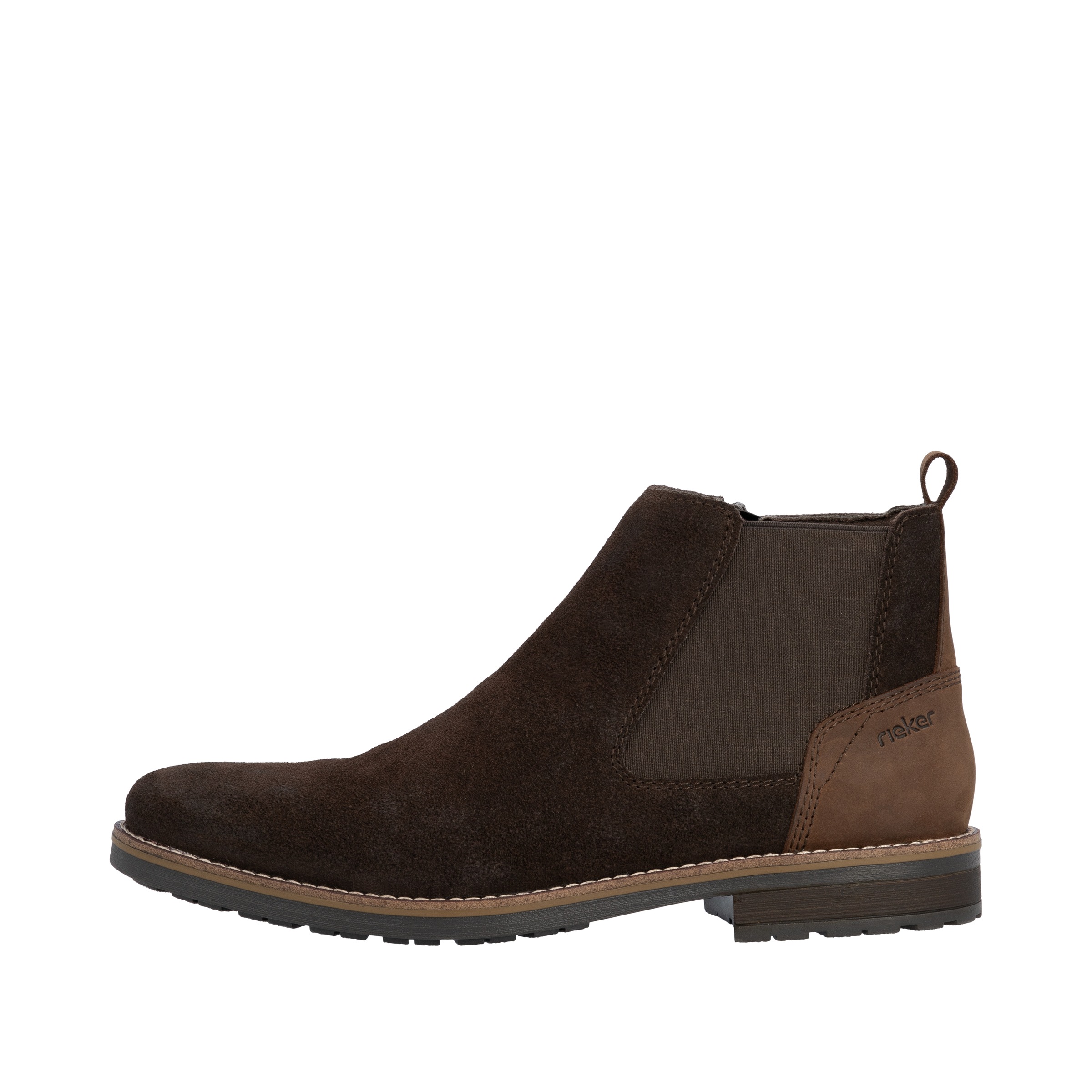 Rieker Chelseaboots, Stiefelette, Casual-Boots mit typischem Stretcheinsatz