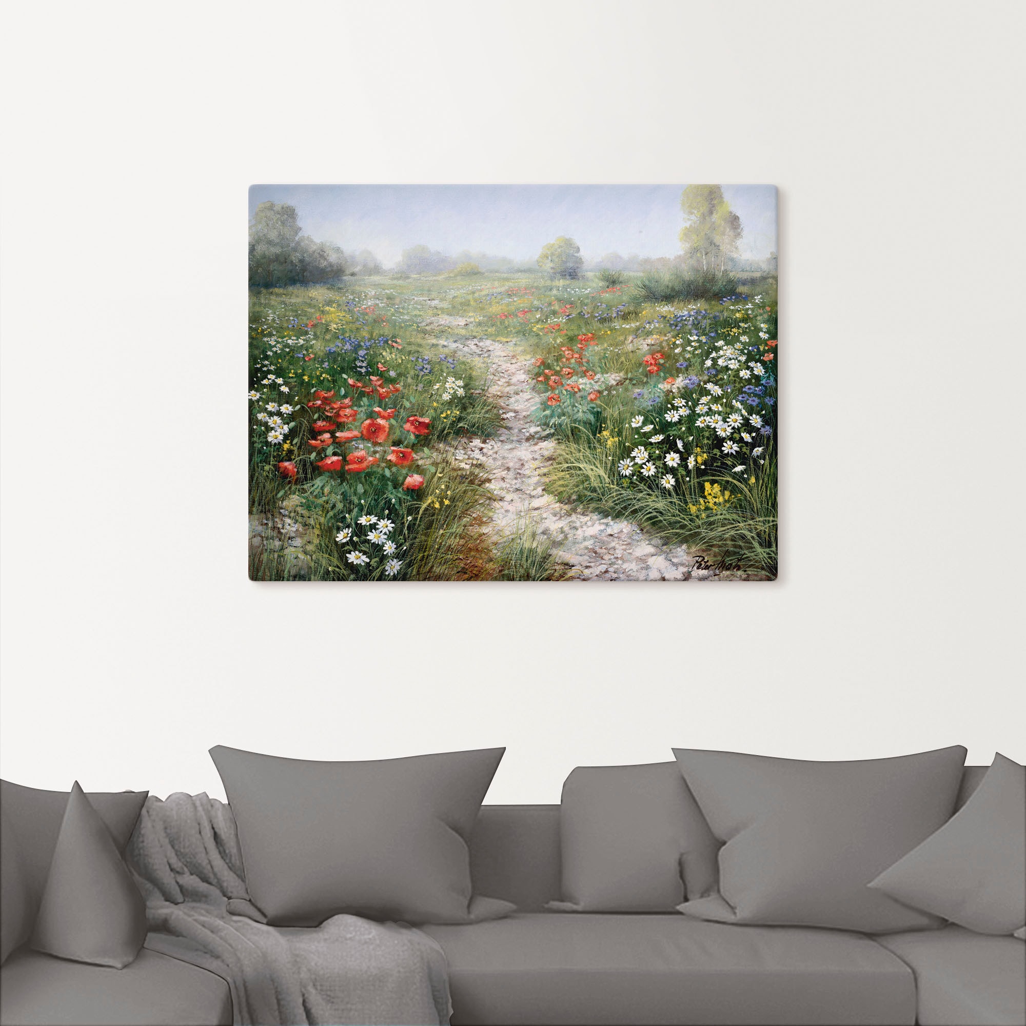 Artland Wandbild »Dichte der Natur«, Blumenwiese, (1 St.), als Leinwandbild, Poster, Wandaufkleber in verschied. Größen