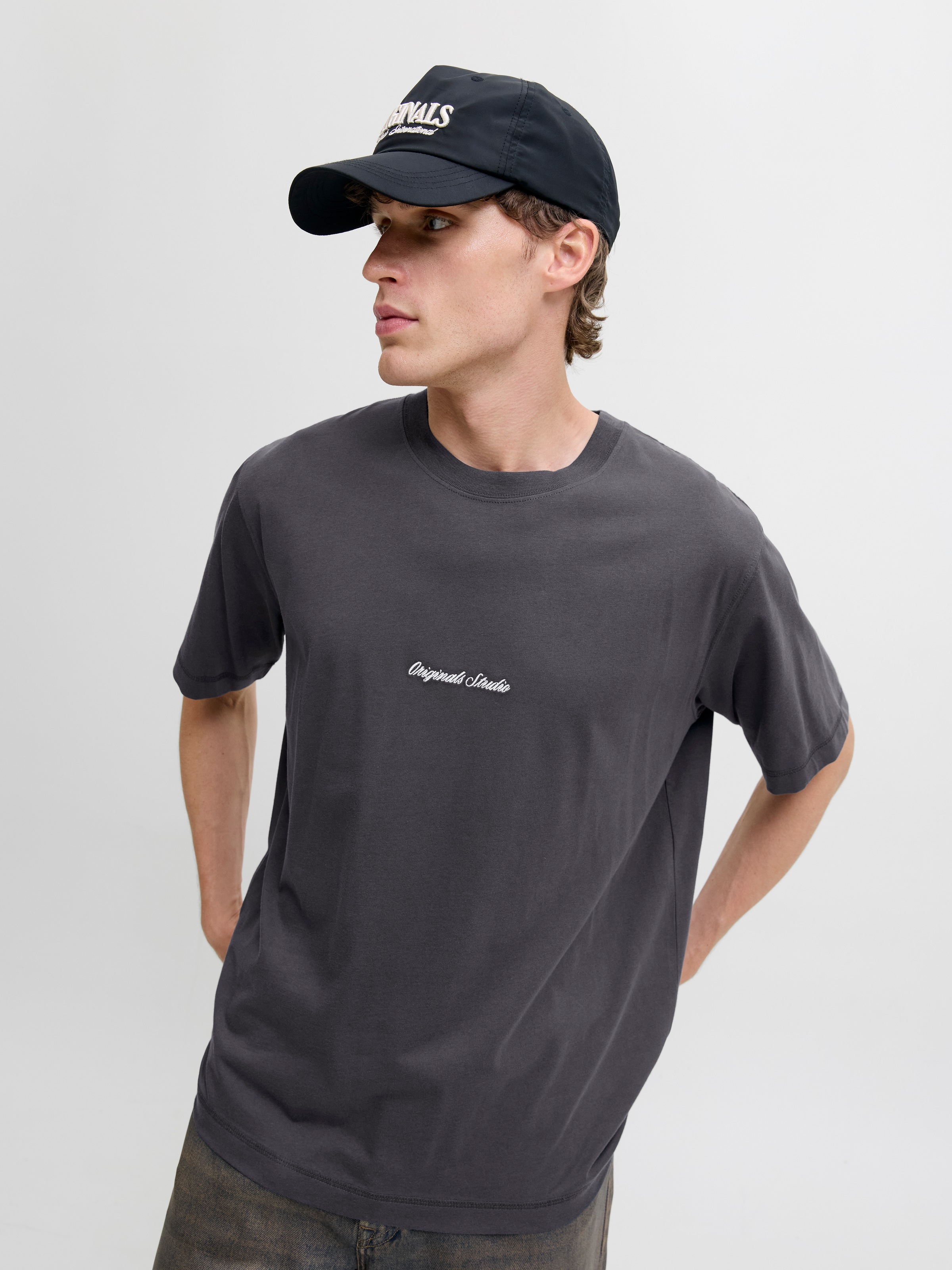 Jack & Jones Kurzarmshirt "JORNORREBRO EMB TEE SS CREW NECK NOOS" mit Logo günstig online kaufen