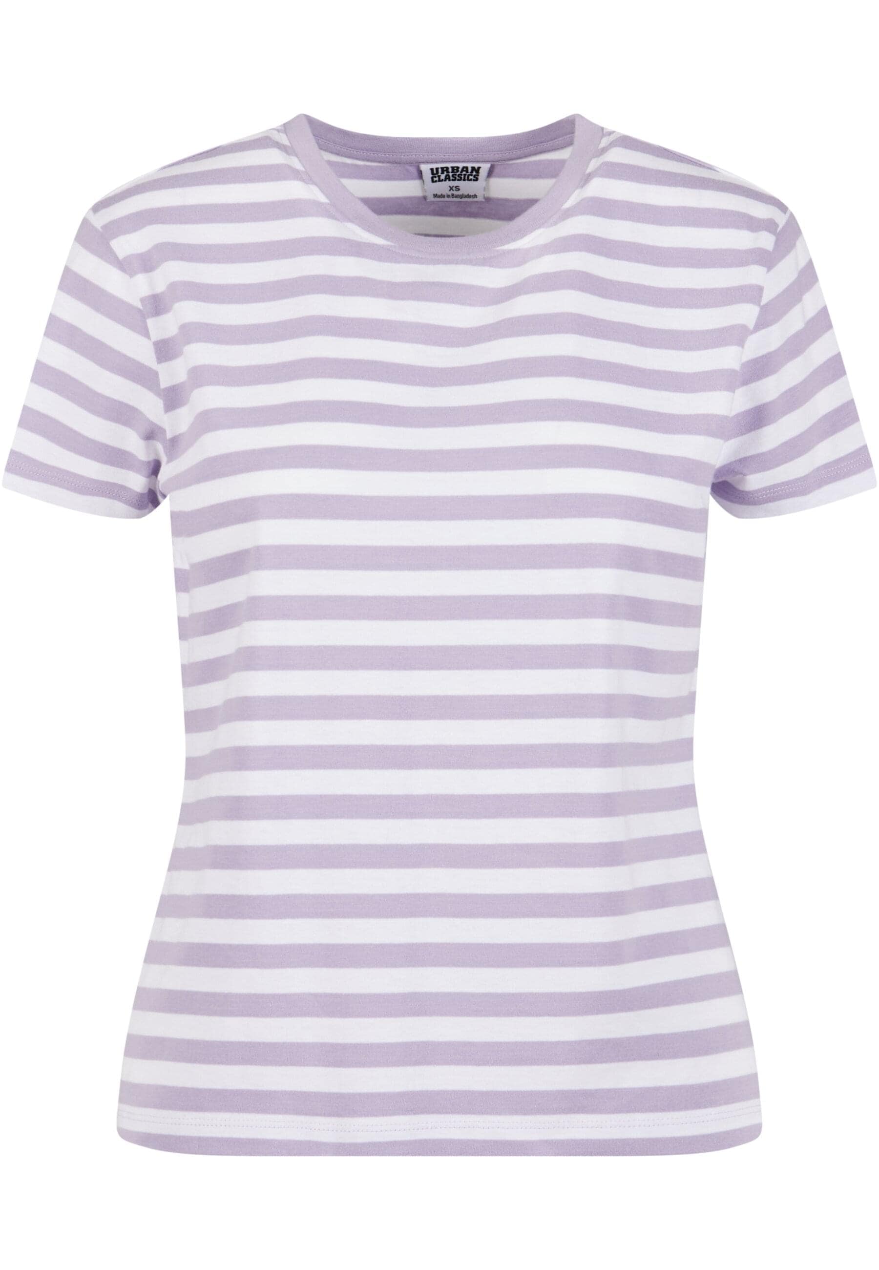 URBAN CLASSICS T-Shirt "Urban Classics Damen Ladies Regular Striped Tee" 1 günstig online kaufen
