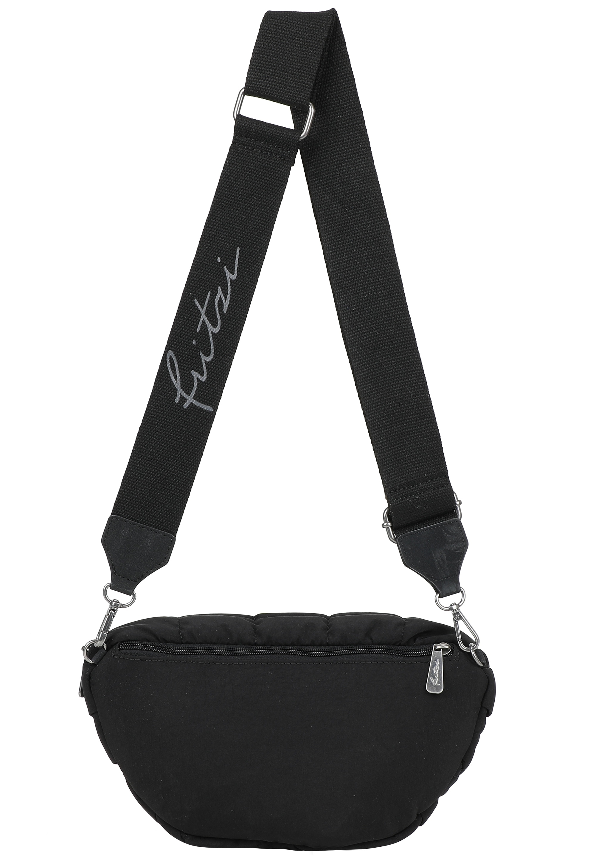 Fritzi aus Preußen Schultertasche »Black Bubble«, mit verstellbarem Schulterriemen