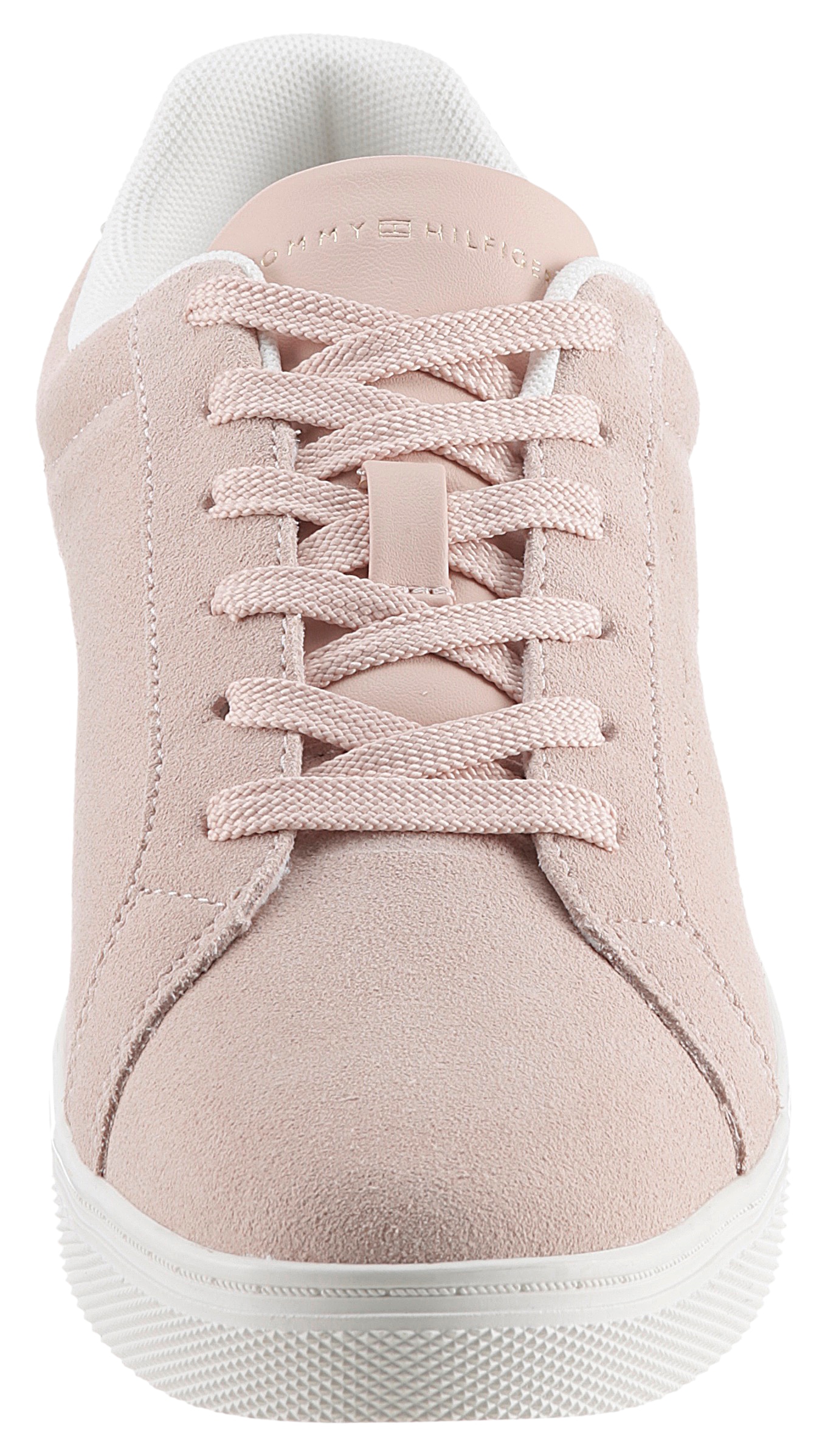 Tommy Hilfiger Sneaker »COLOR POP COURT SNEAKER«, Freizeitschuh, Halbschuh, Schnürschuh mit gepolstertem Schaftrand