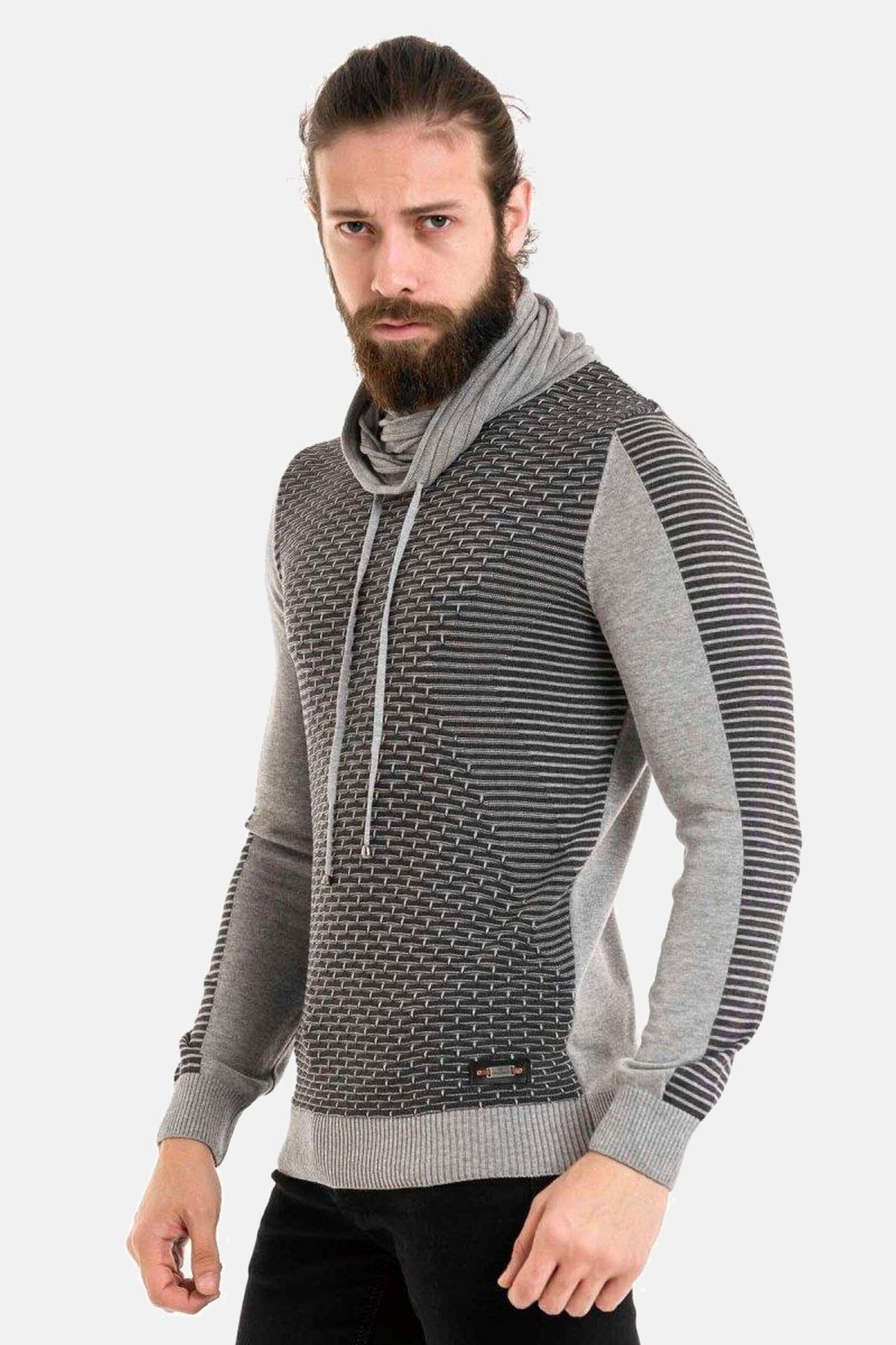 Cipo & Baxx Rundhalspullover »Pullover«, im modernen Look, CP264