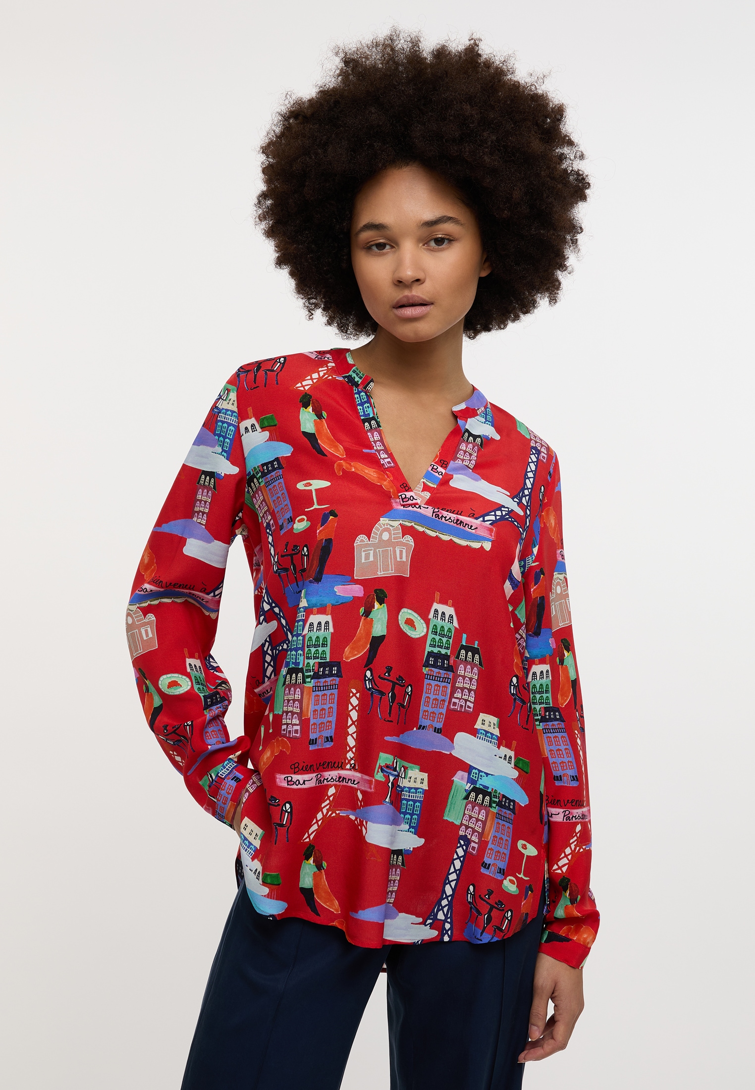 Eterna Longbluse "LOOSE FIT" günstig online kaufen