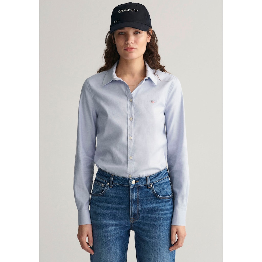 Gant Langarmbluse »SLIM STRETCH OXFORD SHIRT«