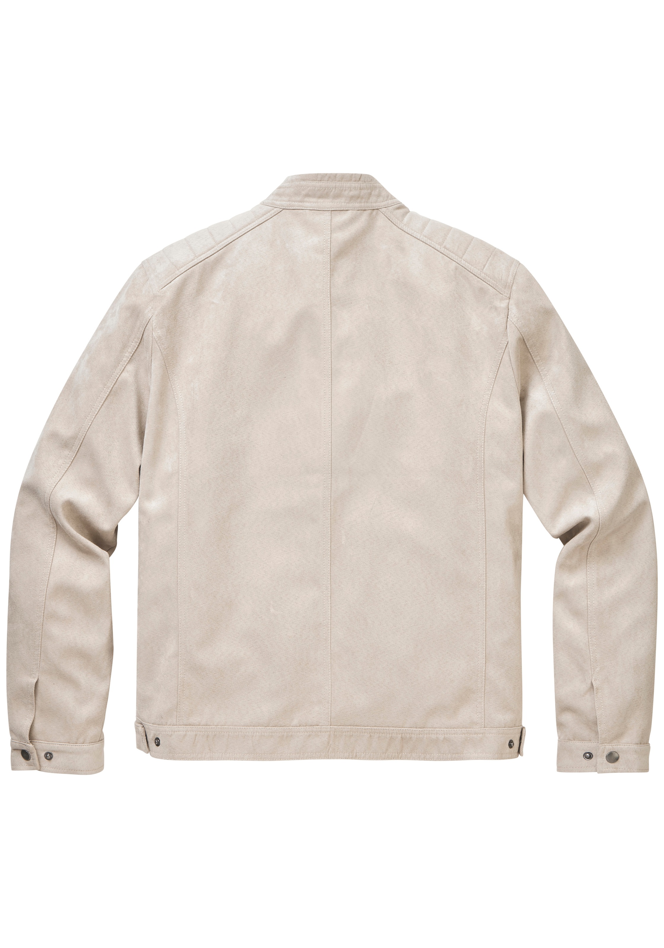 John Devin Bikerjacke ", Überjangjacke in Veloursleder-Optik" Schultern mit günstig online kaufen