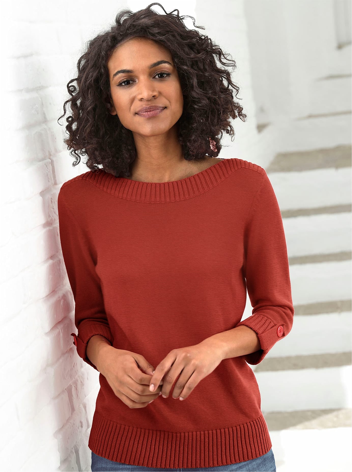 Casual Looks 3/4 Arm-Pullover »Pullover«
