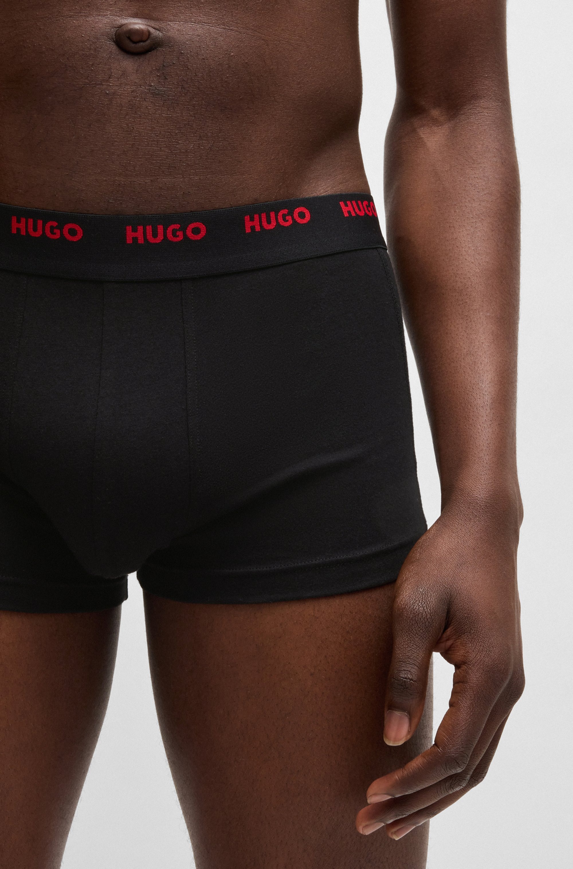 HUGO Underwear Trunk »FIVE PACK«, (Packung, 5 St., 5er-Pack), mit HUGO Schriftzug