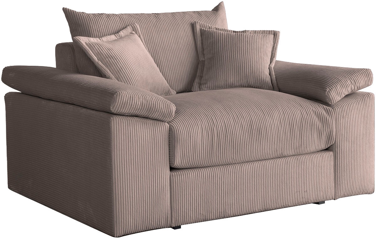 Home affaire XXL-Sessel »Soft&Cosy«, in Cord, inklusive Kissen