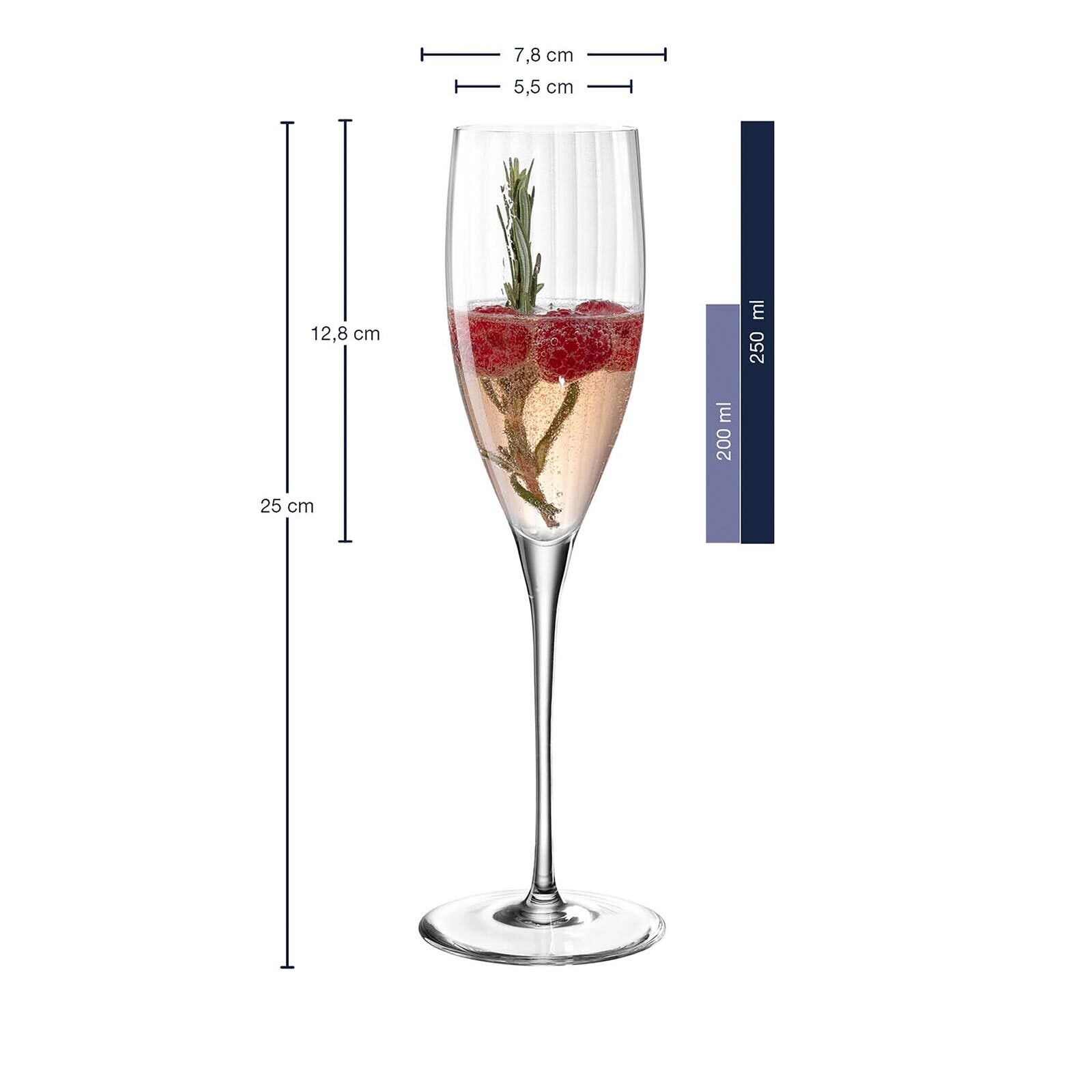 LEONARDO Sektglas »Sektgläser Poesia 250 ml 6er Set transparent«