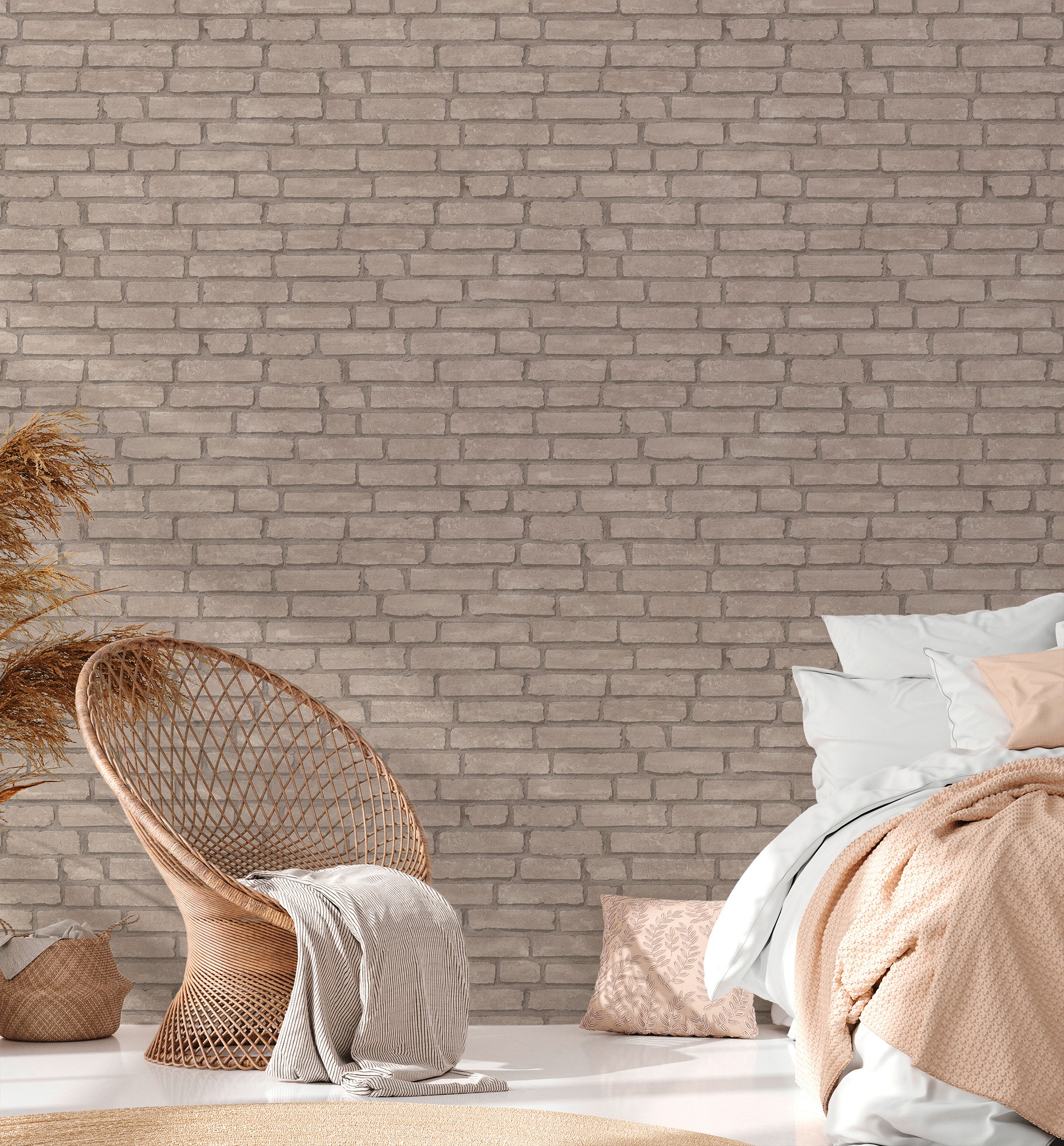 living walls Vliestapete »Elements«, Steinoptik-gemustert-Motiv, Steintapete Tapete Steinoptik Tapeten Wohnzimmer Schlafzimmer Küche