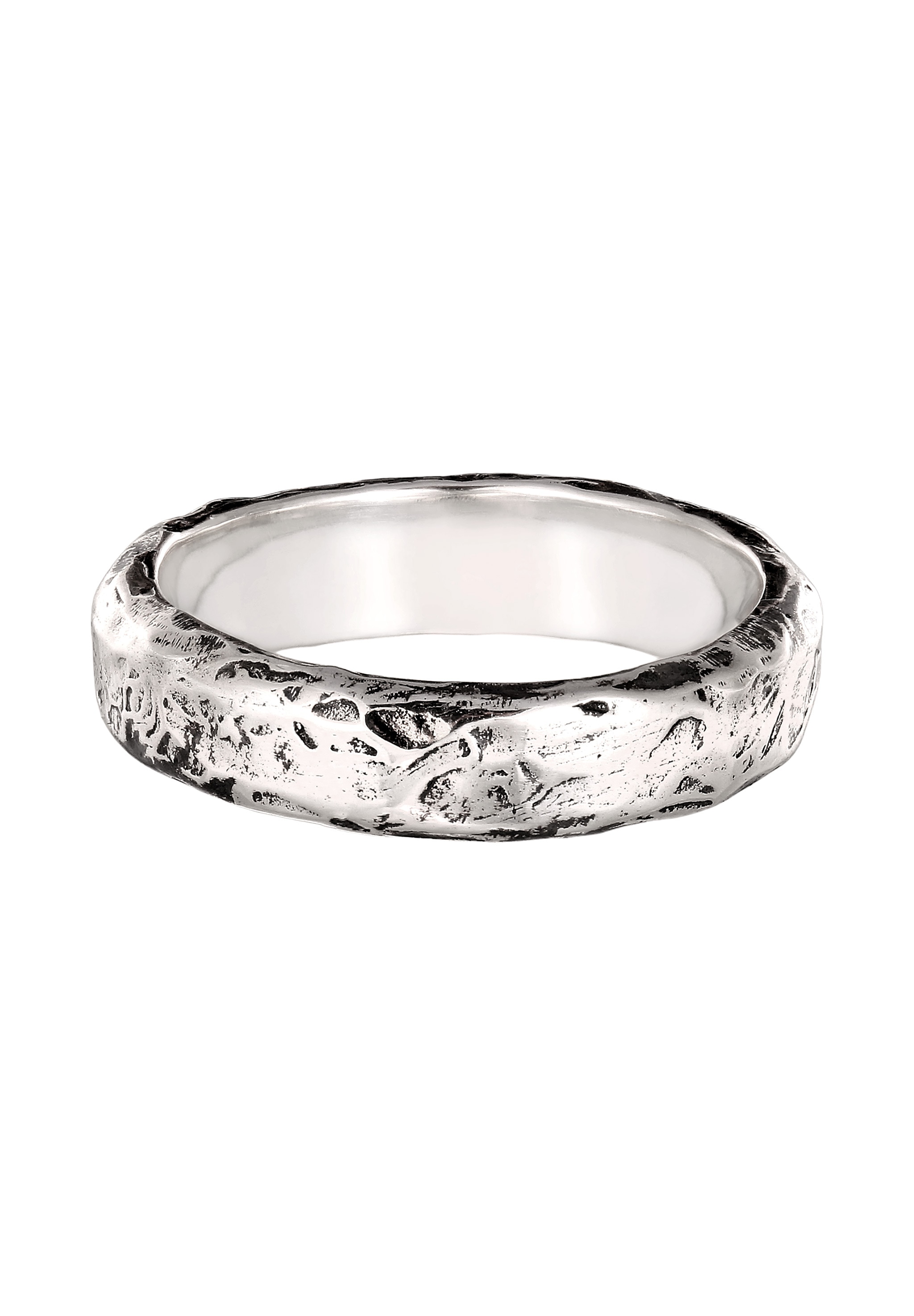 HAZE & GLORY Partnerring »Ring Ring Unisex Quarz Braun 925 Sterling Silber«