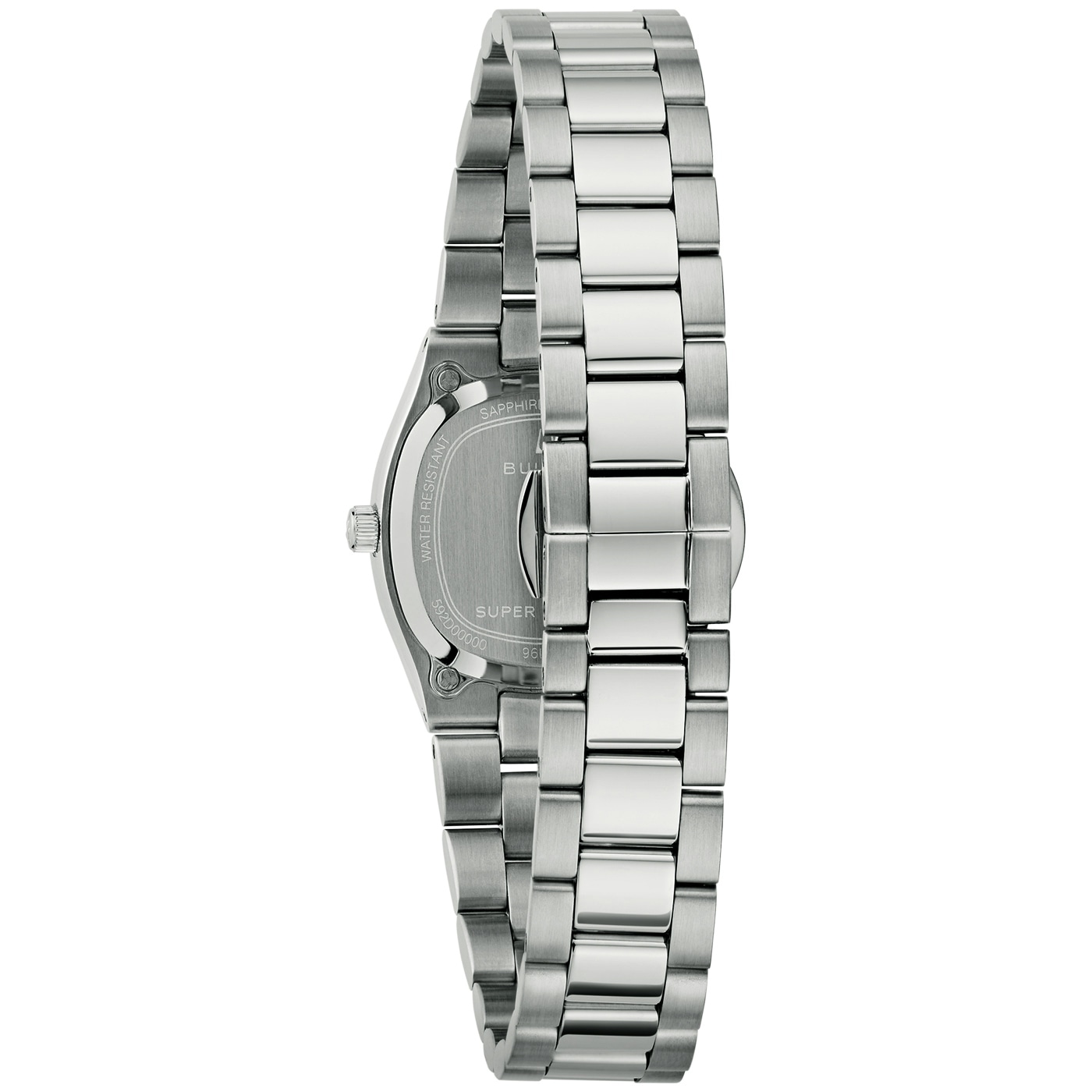 Bulova Quarzuhr »Super Seville« Armbanduhr, Damenuhr, Edelstahlarmband, analog