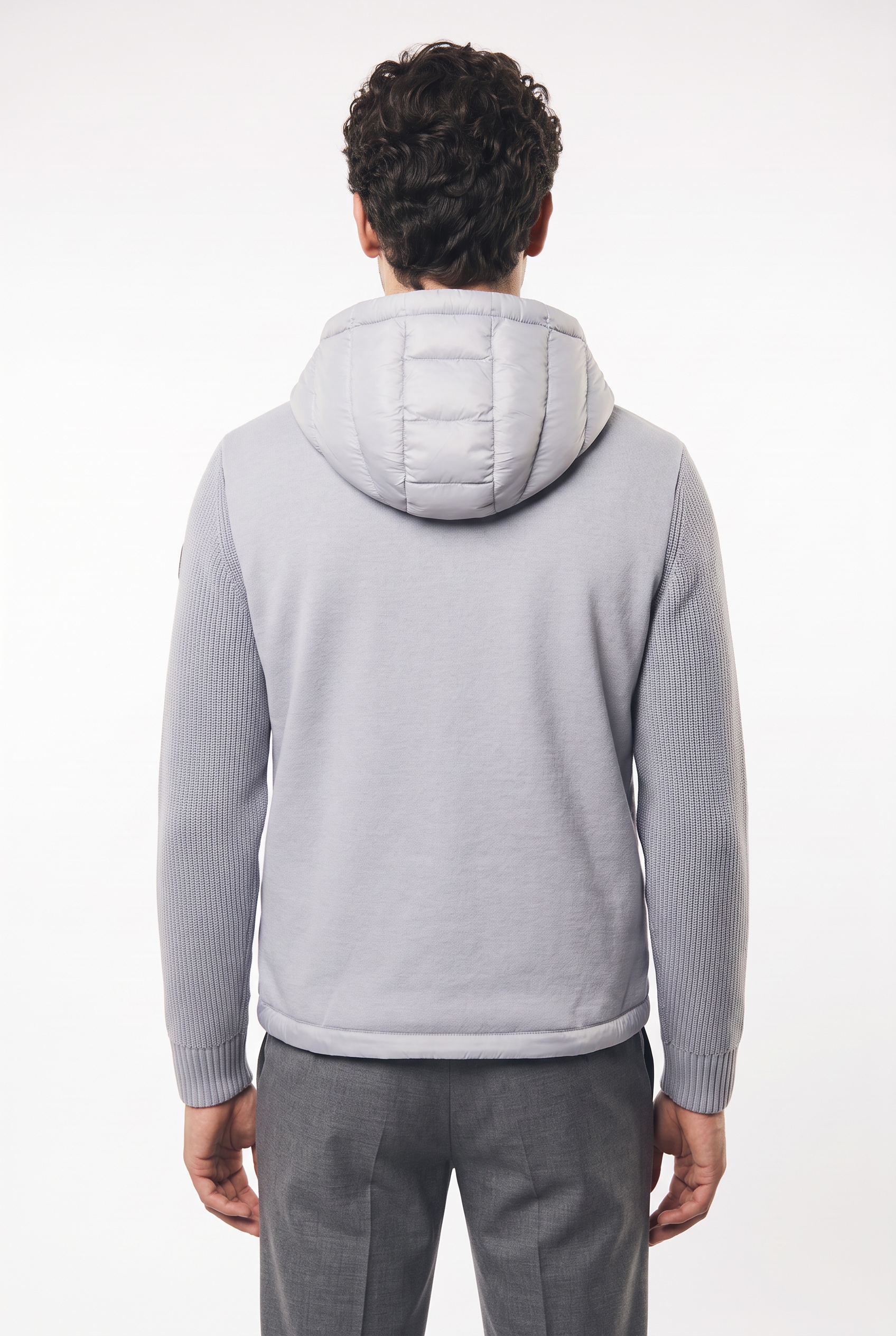 Colmar Steppjacke mit Kapuze Zwei-Wege-Reißverschluss, Regular Fit, Strickärmel