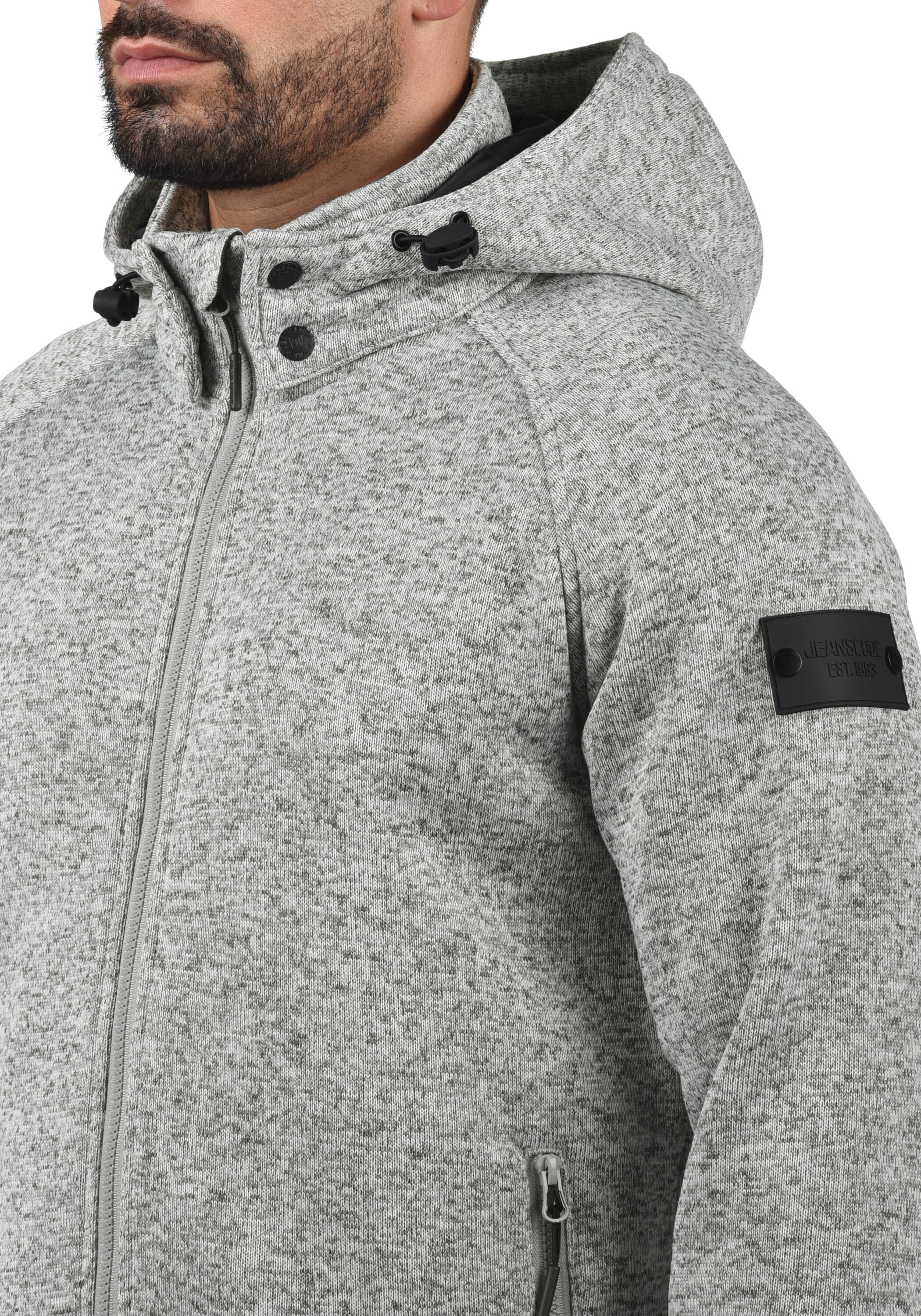 Indicode Fleecejacke "Kapuzensweatjacke IDChillingworth", mit Kapuze günstig online kaufen