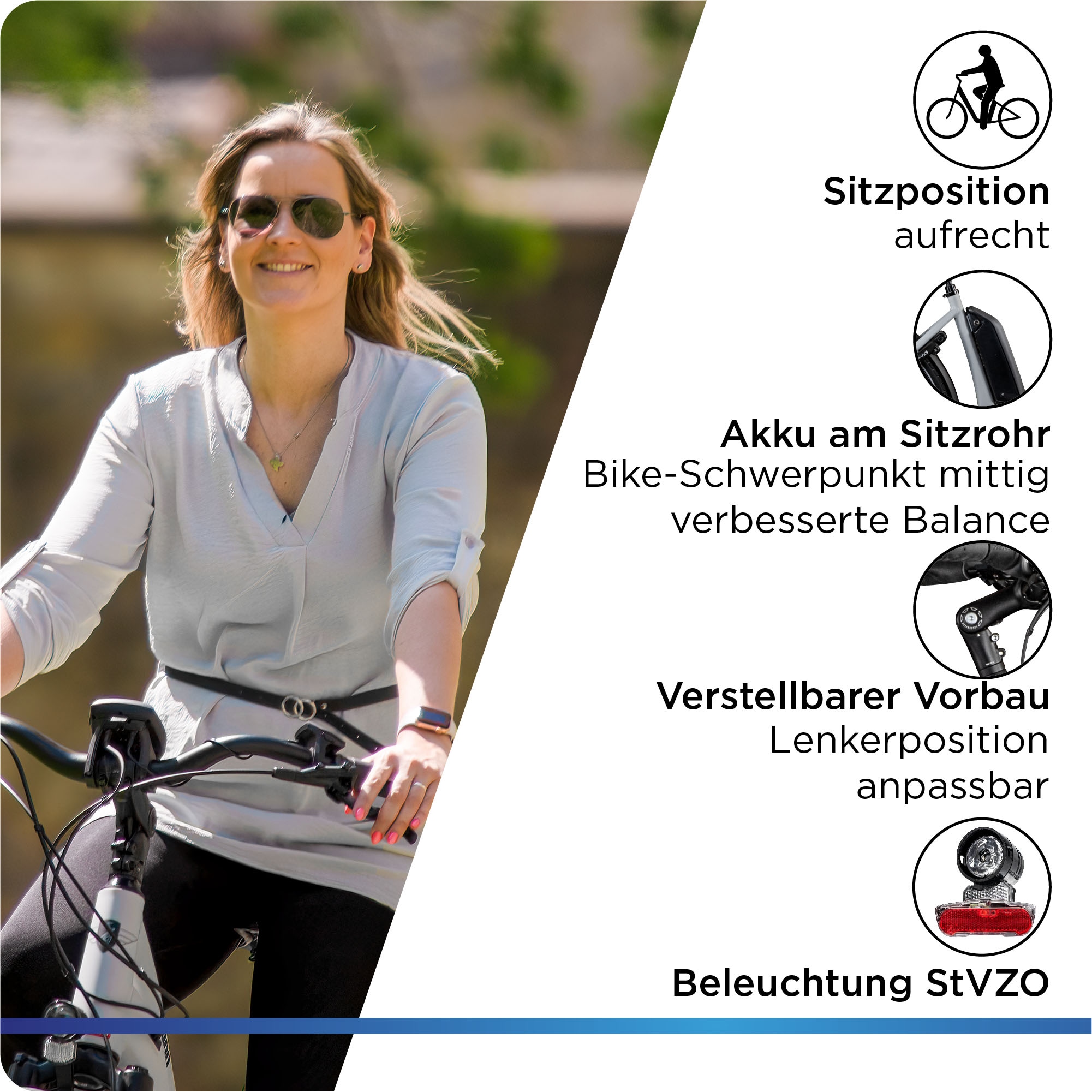 Zündapp E-Bike »X300«, 7 Gang, Shimano, Nexus, Mittelmotor 250 W, Pedelec, Elektrofahrrad für Damen u. Herren